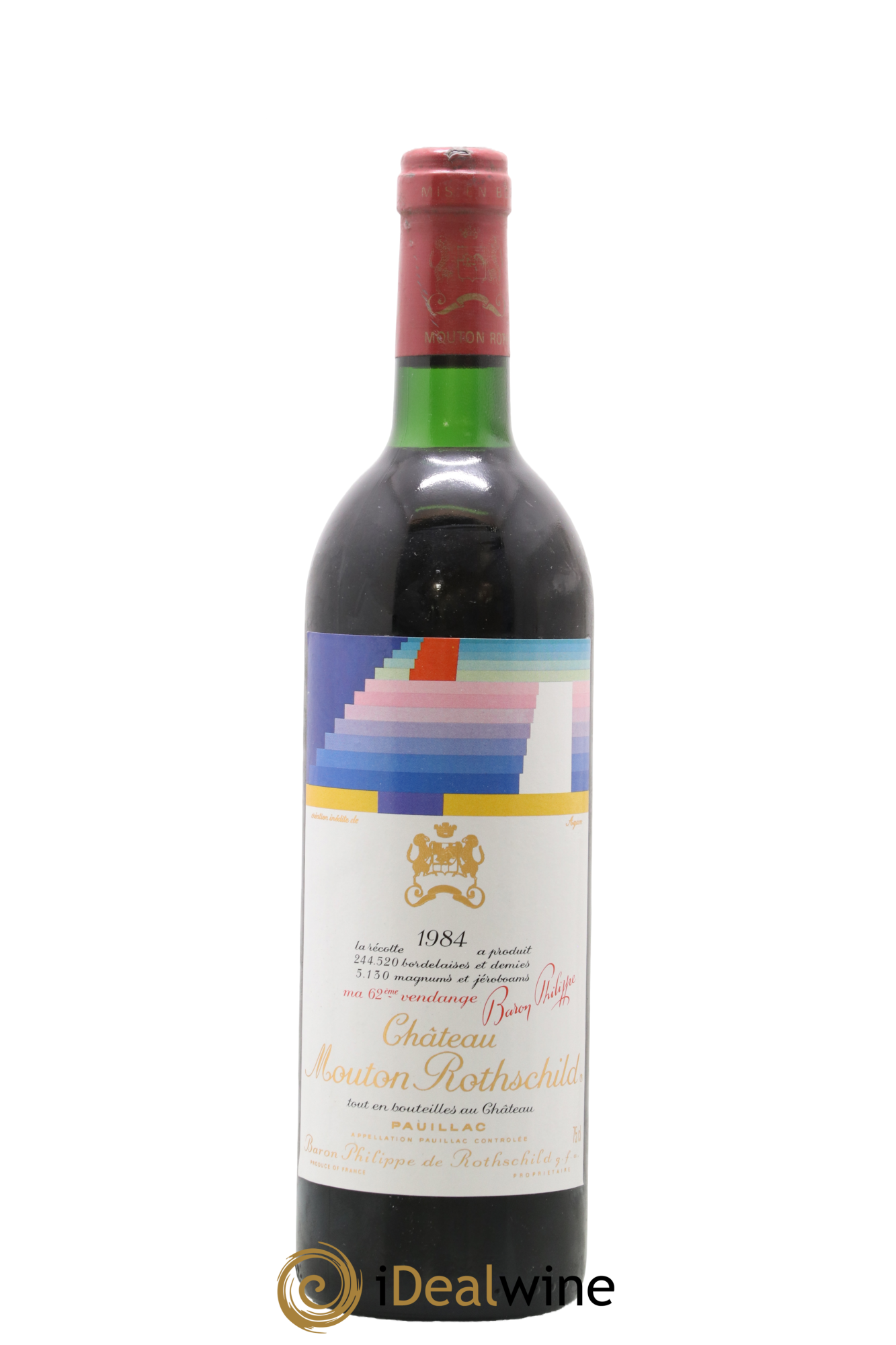 Château Mouton Rothschild 1er Grand Cru Classé 1984 - Posten von 1 Flasche - 0