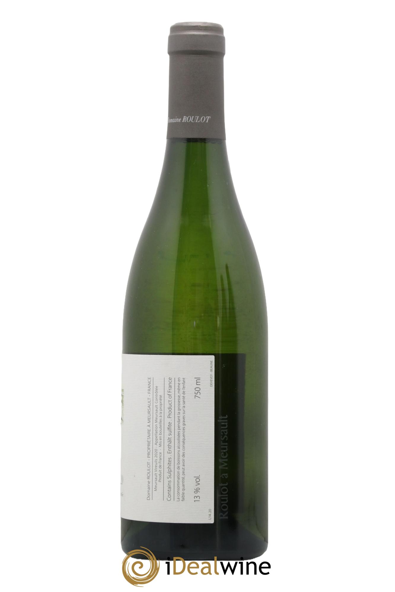 Meursault Les Vireuils Roulot (Domaine) 2020 - Lot de 1 bouteille - 1