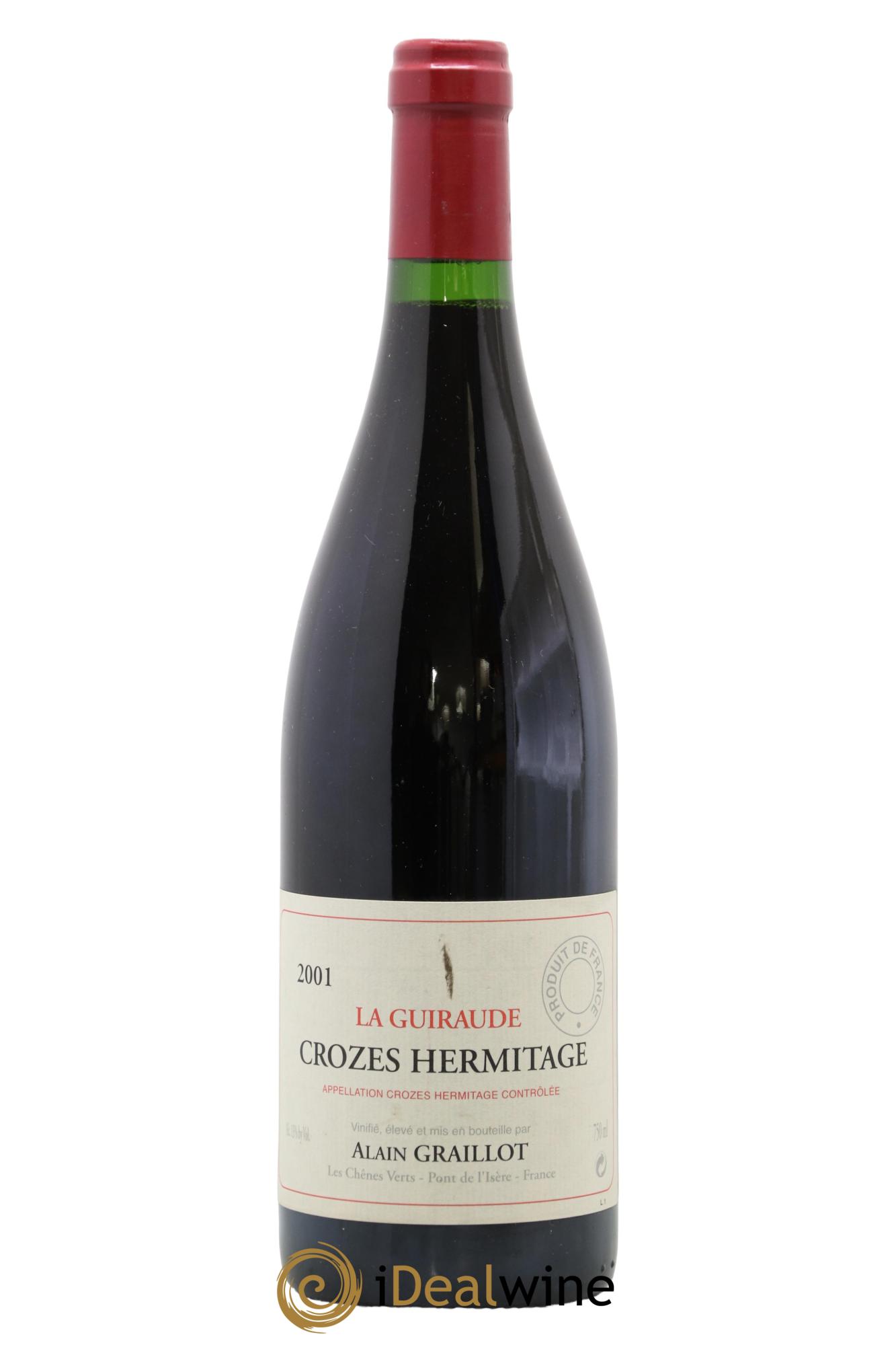 Crozes-Hermitage La Guiraude Domaine Graillot 2001 - Lot of 1 bottle - 0