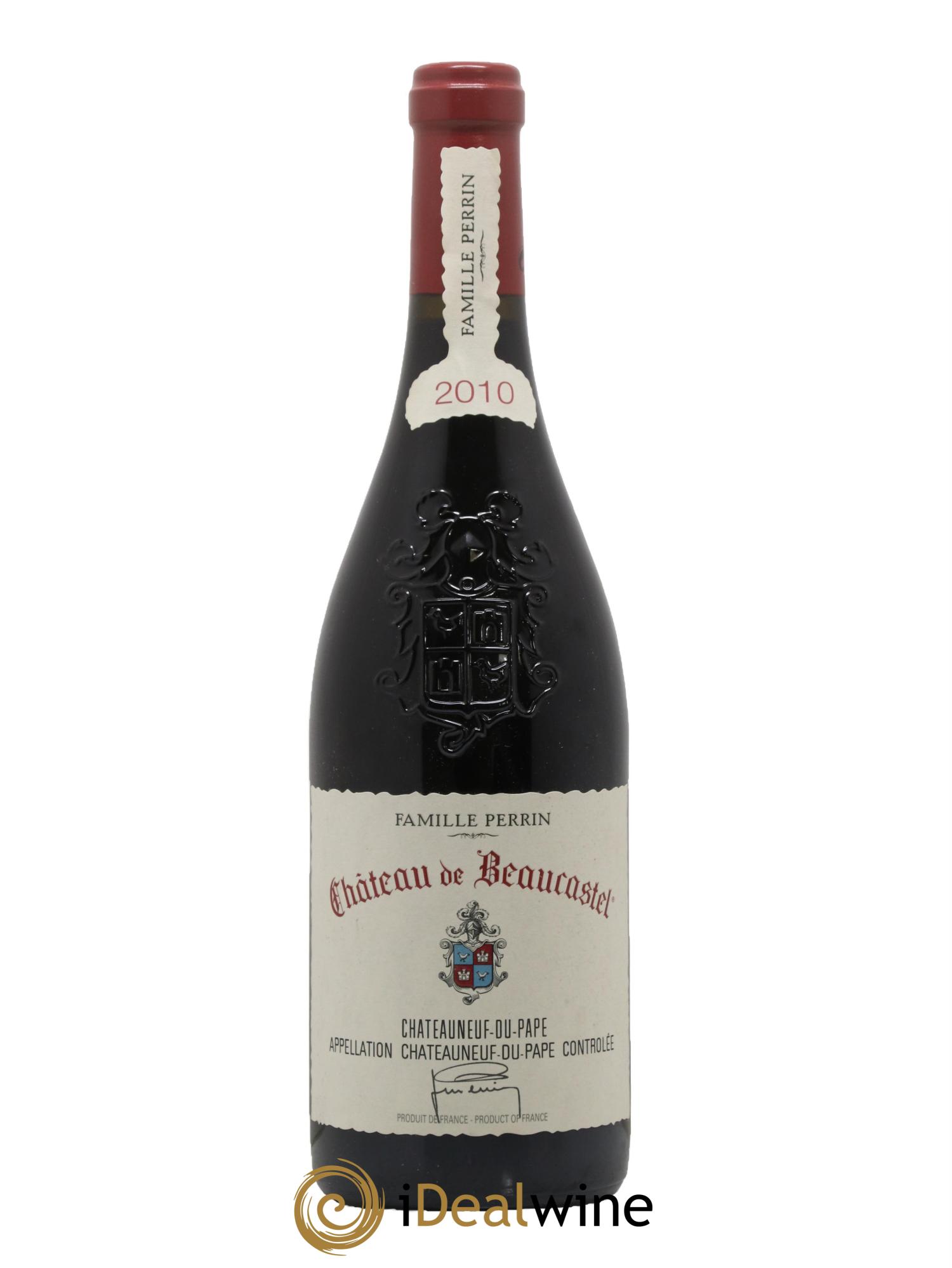 Châteauneuf-du-Pape Château de Beaucastel Famille Perrin 2010 - Lot de 1 bouteille - 0