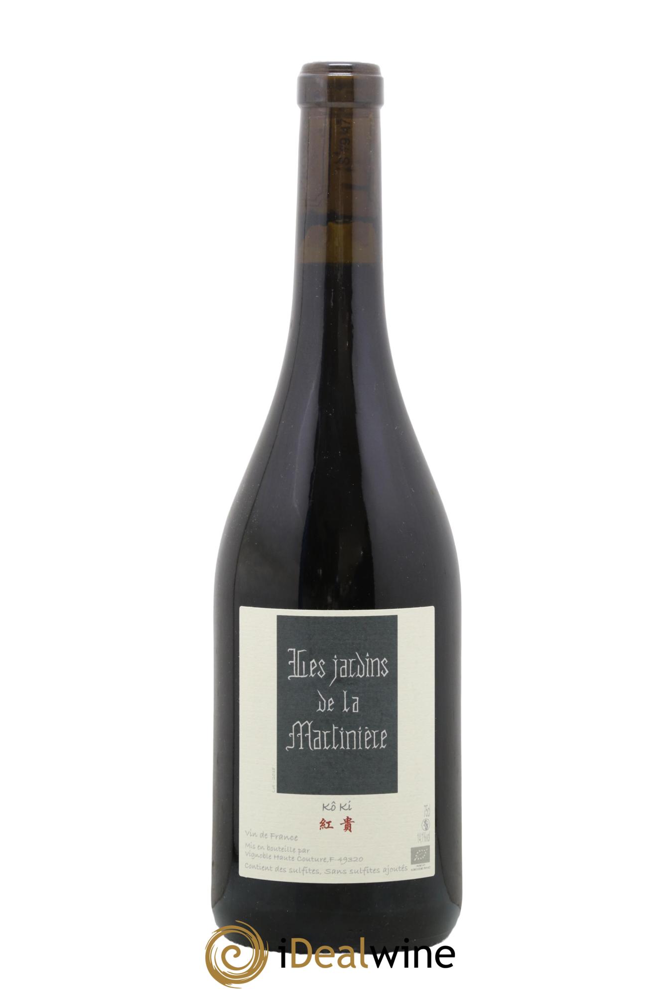Vin de France Kô Ki Les Jardins de la Martinière 2018 - Lot de 1 bouteille - 0