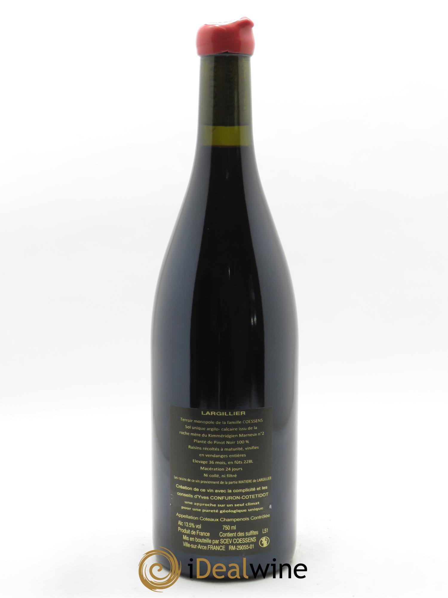 Coteaux Champenois Largillier Vendange Entière Jérome Coessens 2018 - Lot of 1 bottle - 1