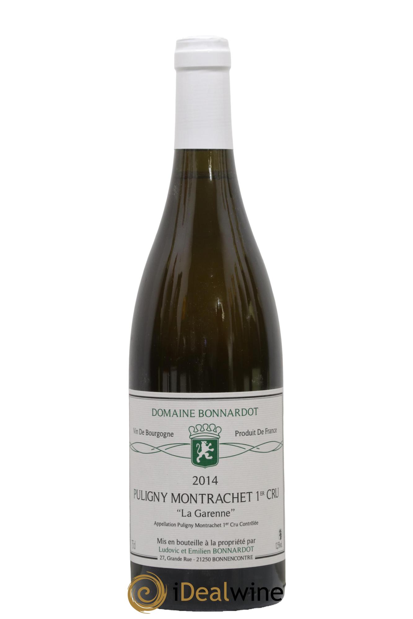 Puligny-Montrachet 1er Cru La Garenne Domaine Bonnardot 2014 - Lot of 1 bottle - 0