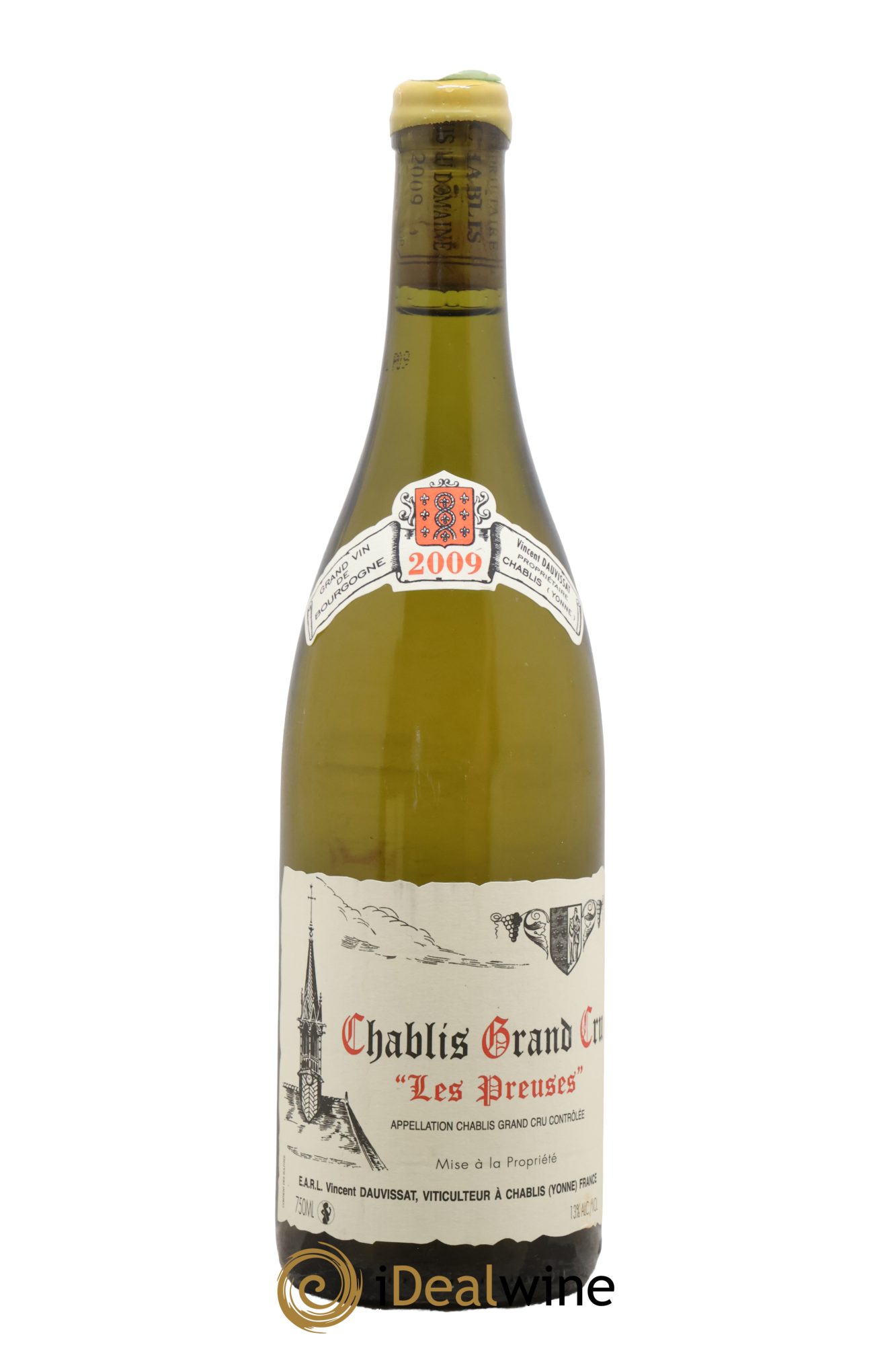 Chablis Grand Cru Les Preuses Vincent Dauvissat (Domaine) 2009 - Posten von 1 Flasche - 0