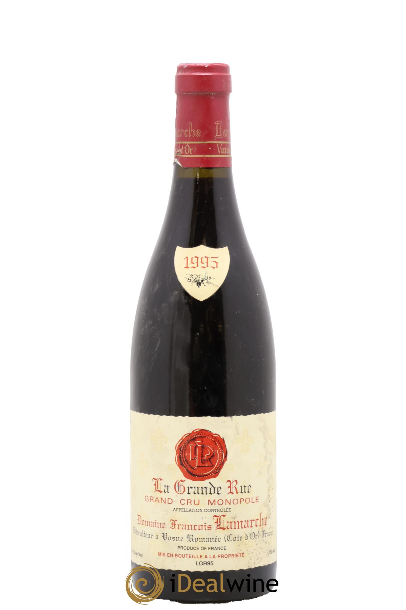 La Grande Rue Grand Cru Lamarche (Domaine) 1995 - Lot of 1 bottle - 0