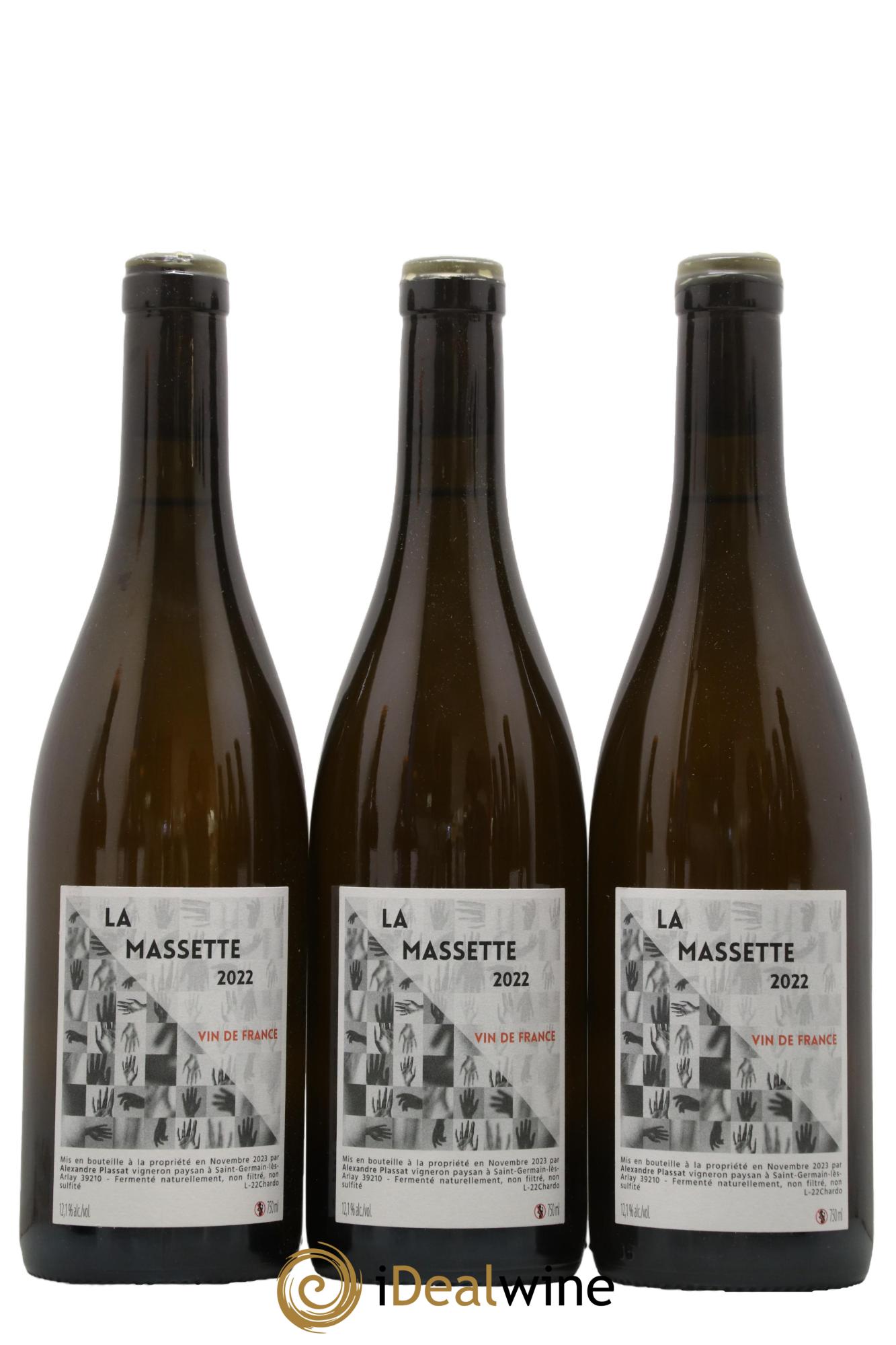 Vin de France La Massette Alexandre Plassat 2022 - Lot of 3 bottles - 0