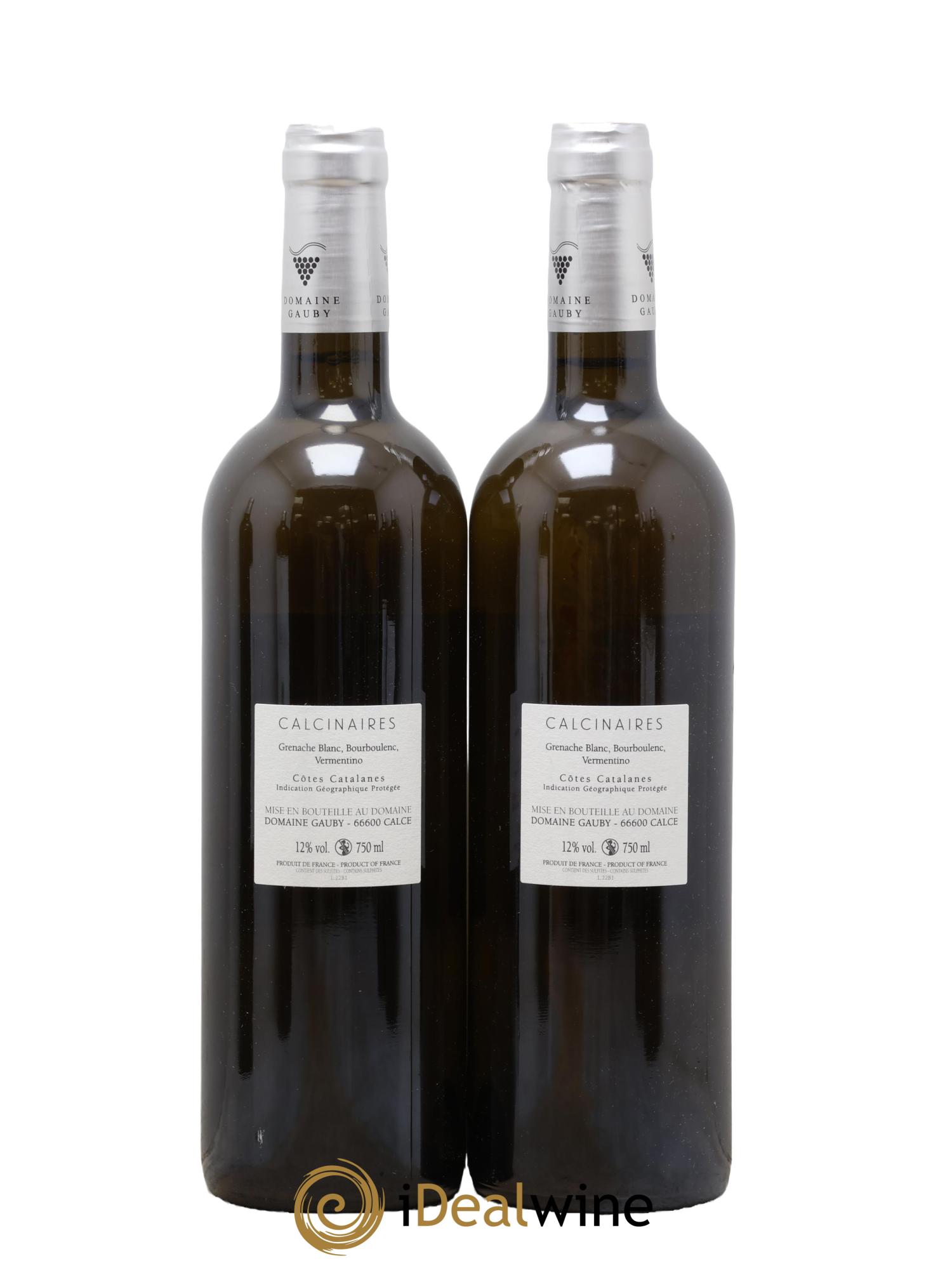 Côtes Catalanes Les Calcinaires Gauby (Domaine) 2022 - Lot de 2 bouteilles - 1
