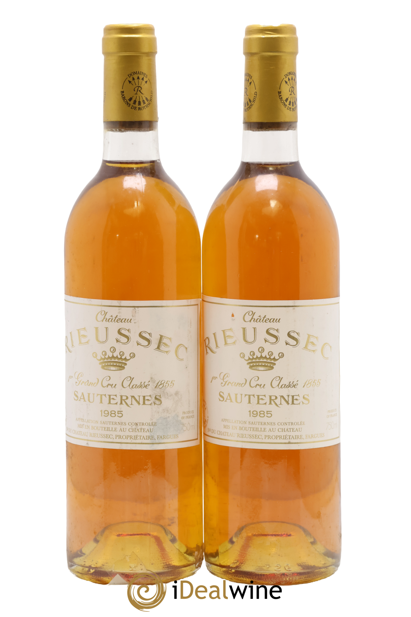 Château Rieussec 1er Grand Cru Classé 1985 - Lot de 2 bouteilles - 0