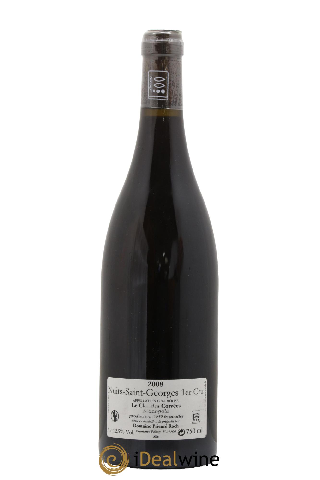 Nuits-Saint-Georges 1er Cru Le Clos des Corvées Prieuré Roch 2008 - Lotto di 1 bottiglia - 1