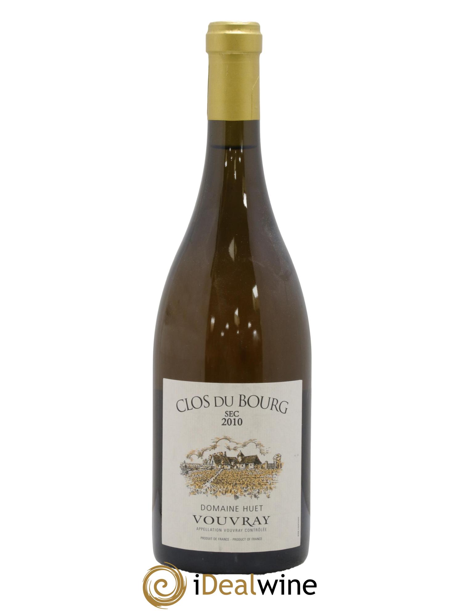 Vouvray Clos du Bourg Sec Domaine Huet 2010 - Lot de 1 bouteille - 0