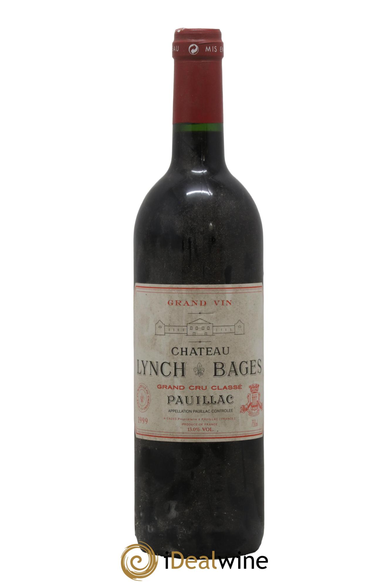 Château Lynch Bages 5ème Grand Cru Classé 1999 - Lot de 1 bouteille - 0