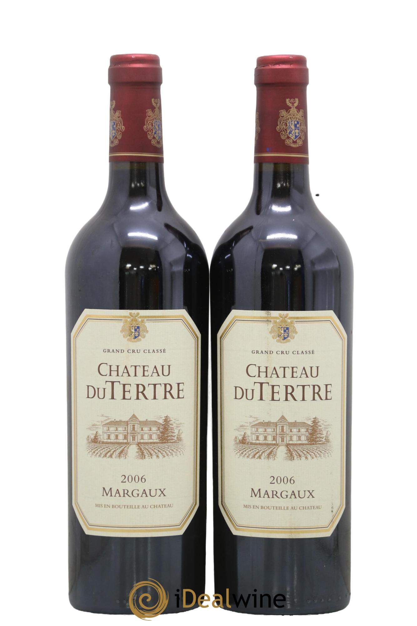Château du Tertre 5ème Grand Cru Classé 2006 - Lot of 2 bottles - 0