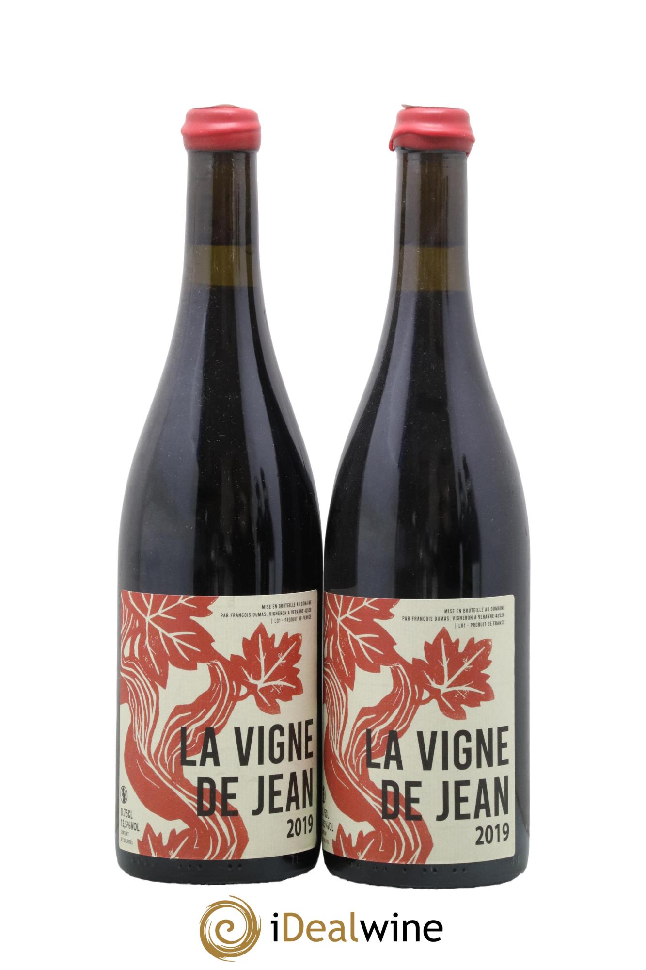 Vin de France La Vigne de Jean François Dumas 2019 - Lot de 2 bouteilles - 0