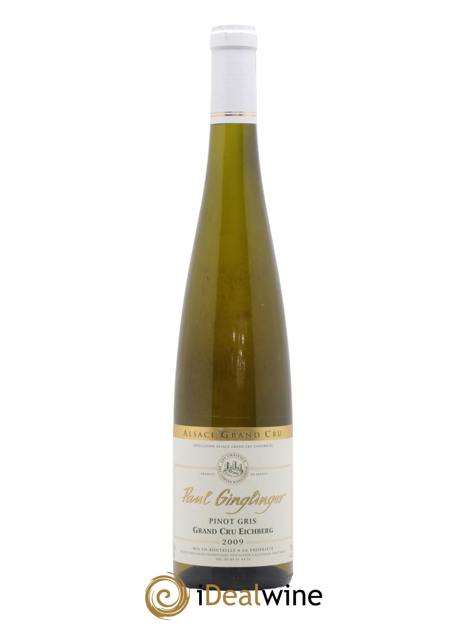 Alsace Grand Cru Pinot Gris Eichberg Domaine Paul Ginglinger 2009 - Lot of 1 bottle - 0