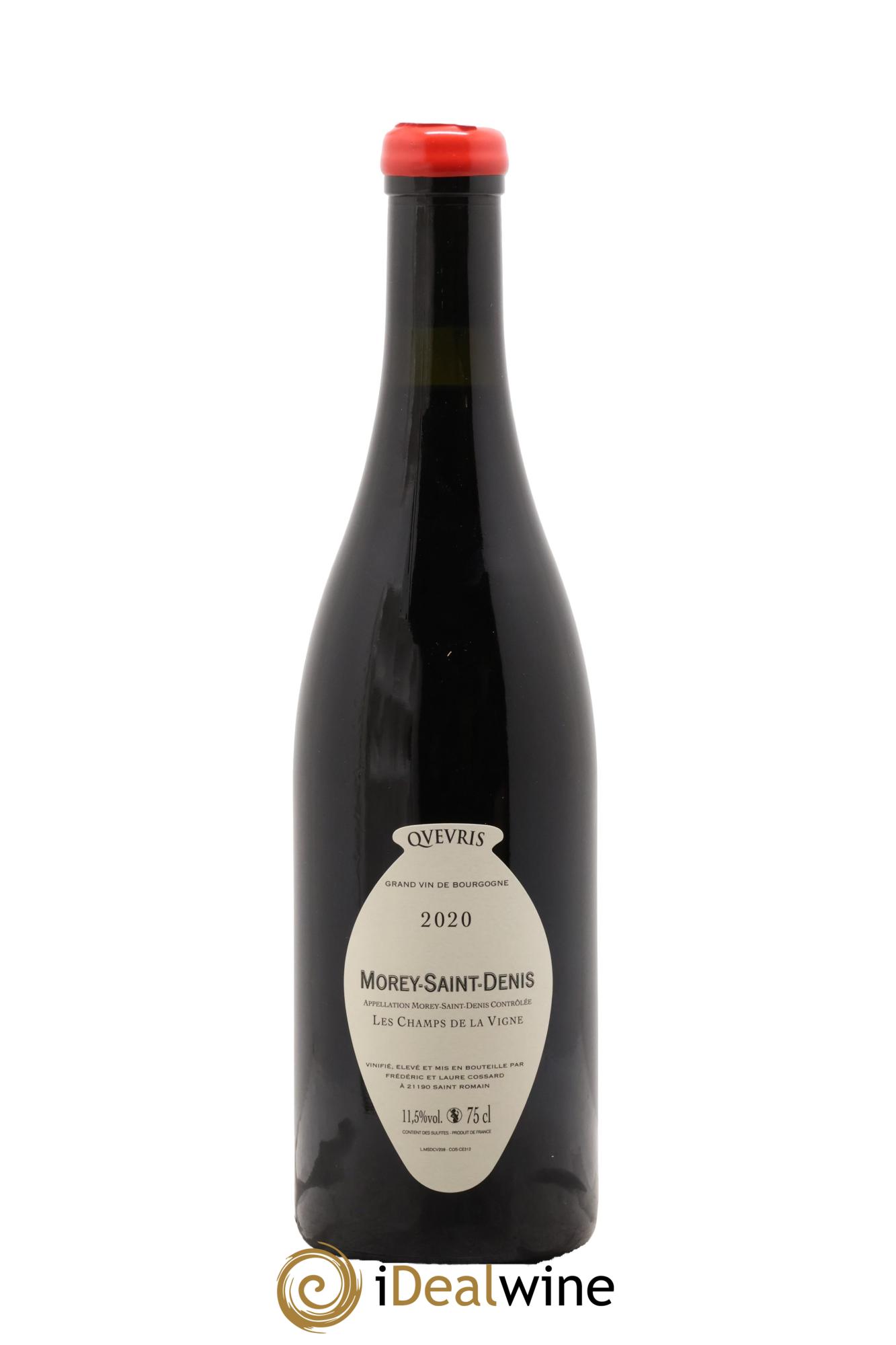 Morey-Saint-Denis Les Champs de la Vigne Qvevris Domaine de Chassorney - Frédéric Cossard 2020 - Lot of 1 bottle - 1