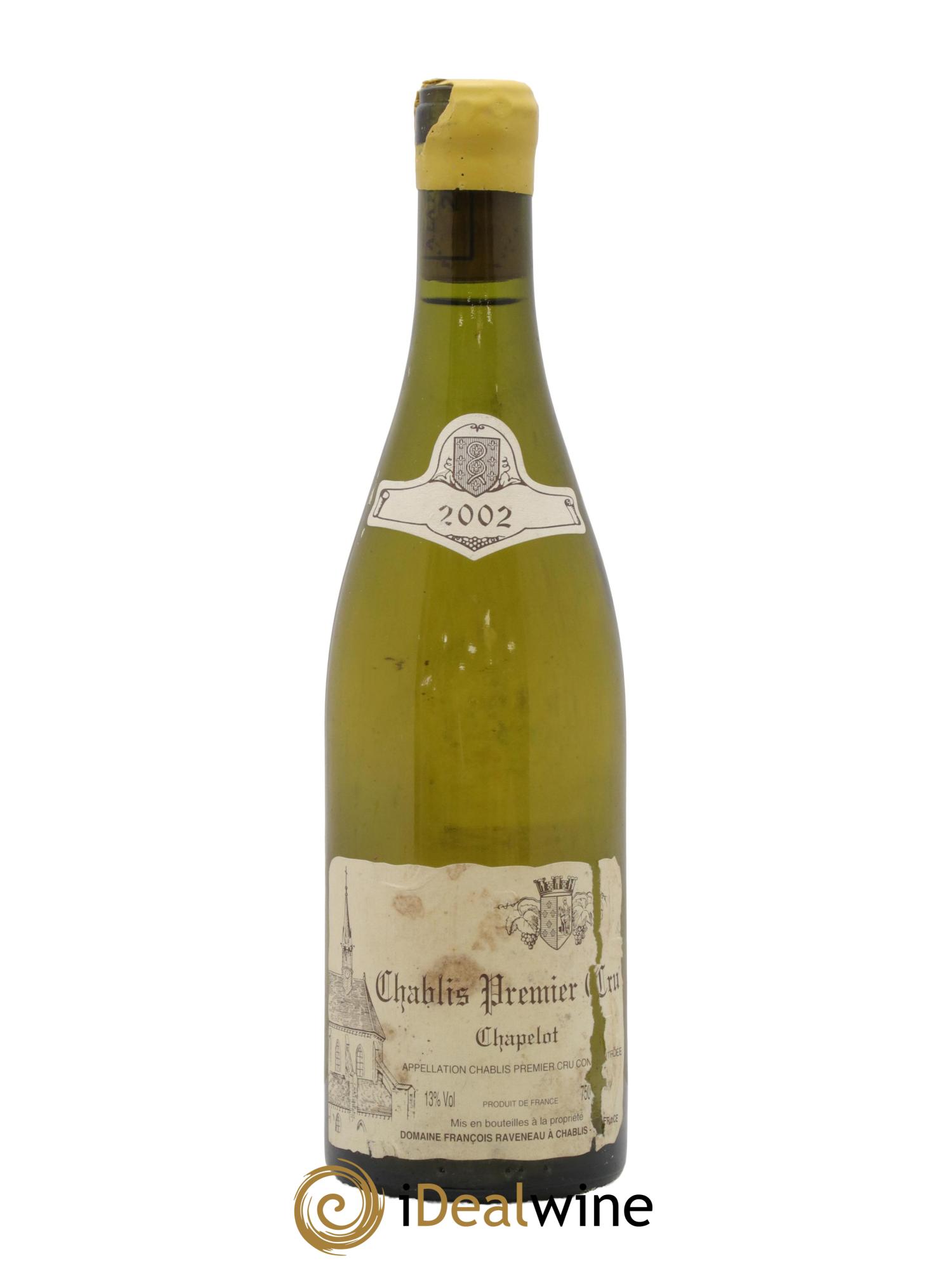 Chablis 1er Cru Chapelot Raveneau (Domaine) 2002 - Lot de 1 bouteille - 0