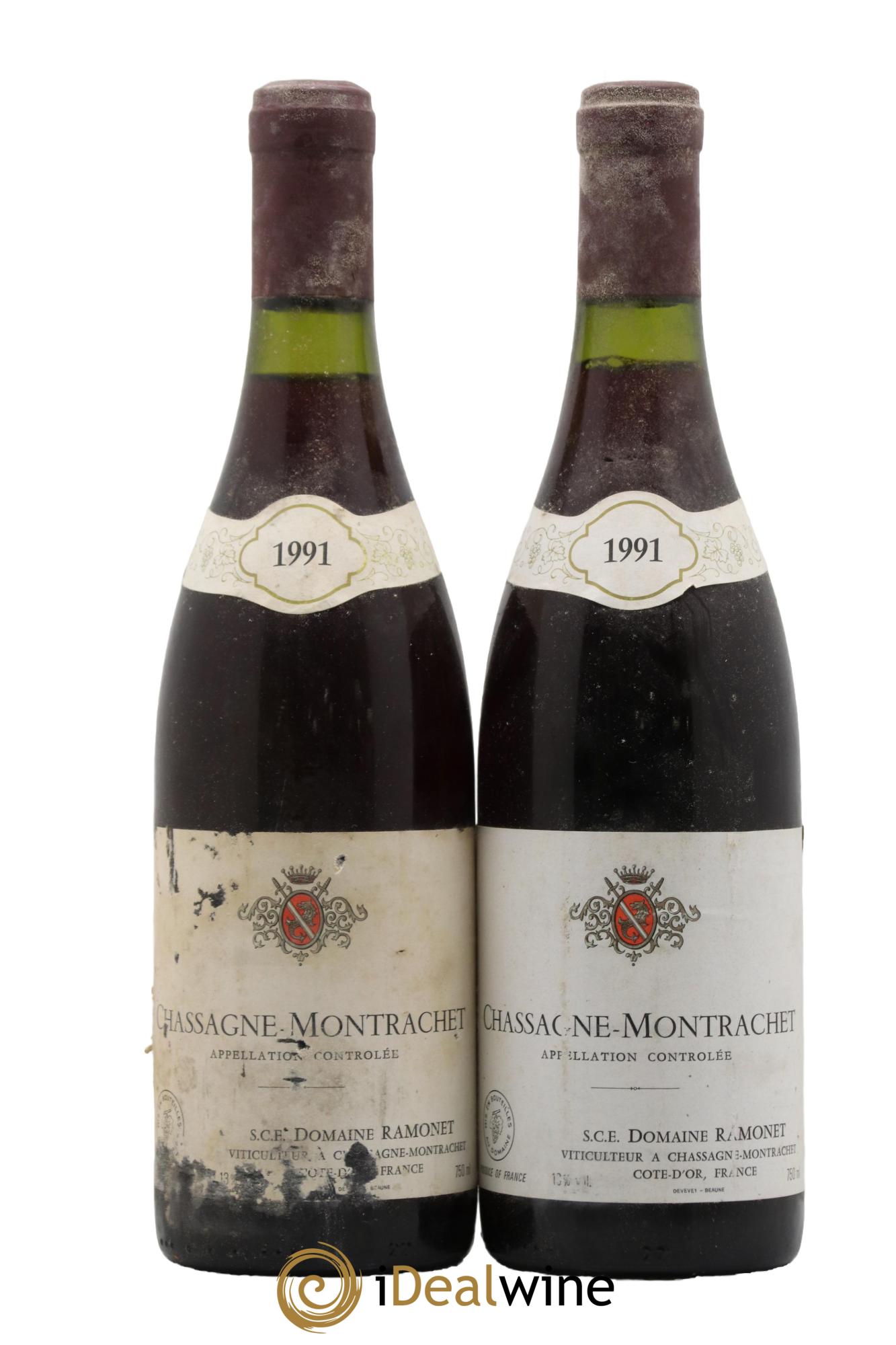 Chassagne-Montrachet Ramonet (Domaine) 1991 - Posten von 2 Flaschen - 0