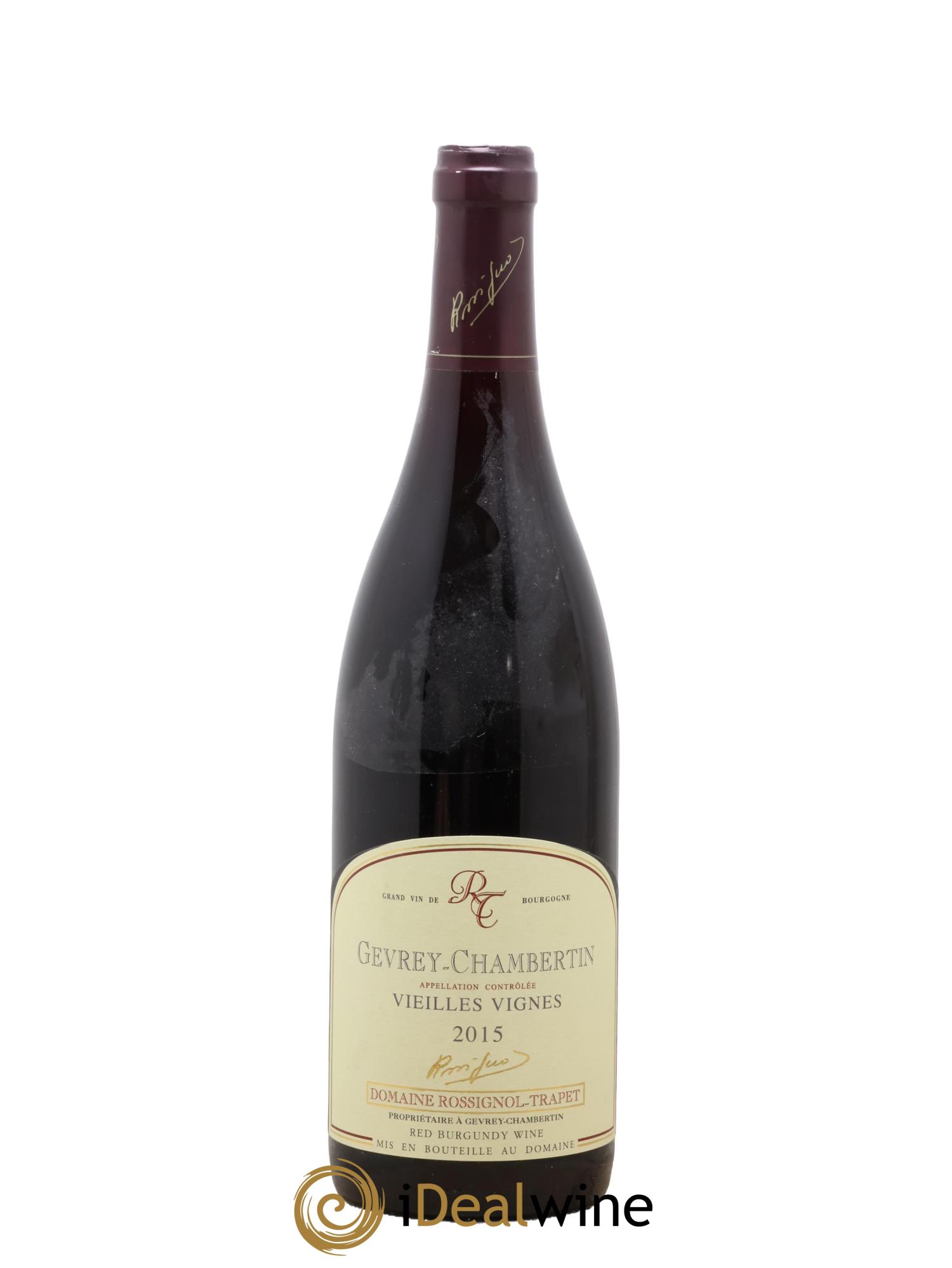 Gevrey-Chambertin Vieilles vignes Rossignol-Trapet (Domaine) 2015 - Lot de 1 bouteille - 0
