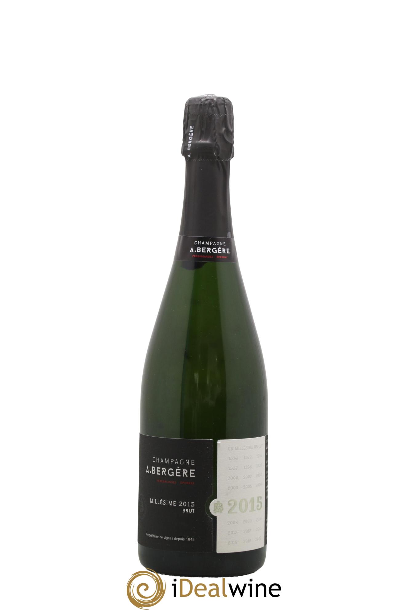 Champagne Brut Millésimé A. Bergère 2015 - Lot of 1 bottle - 0