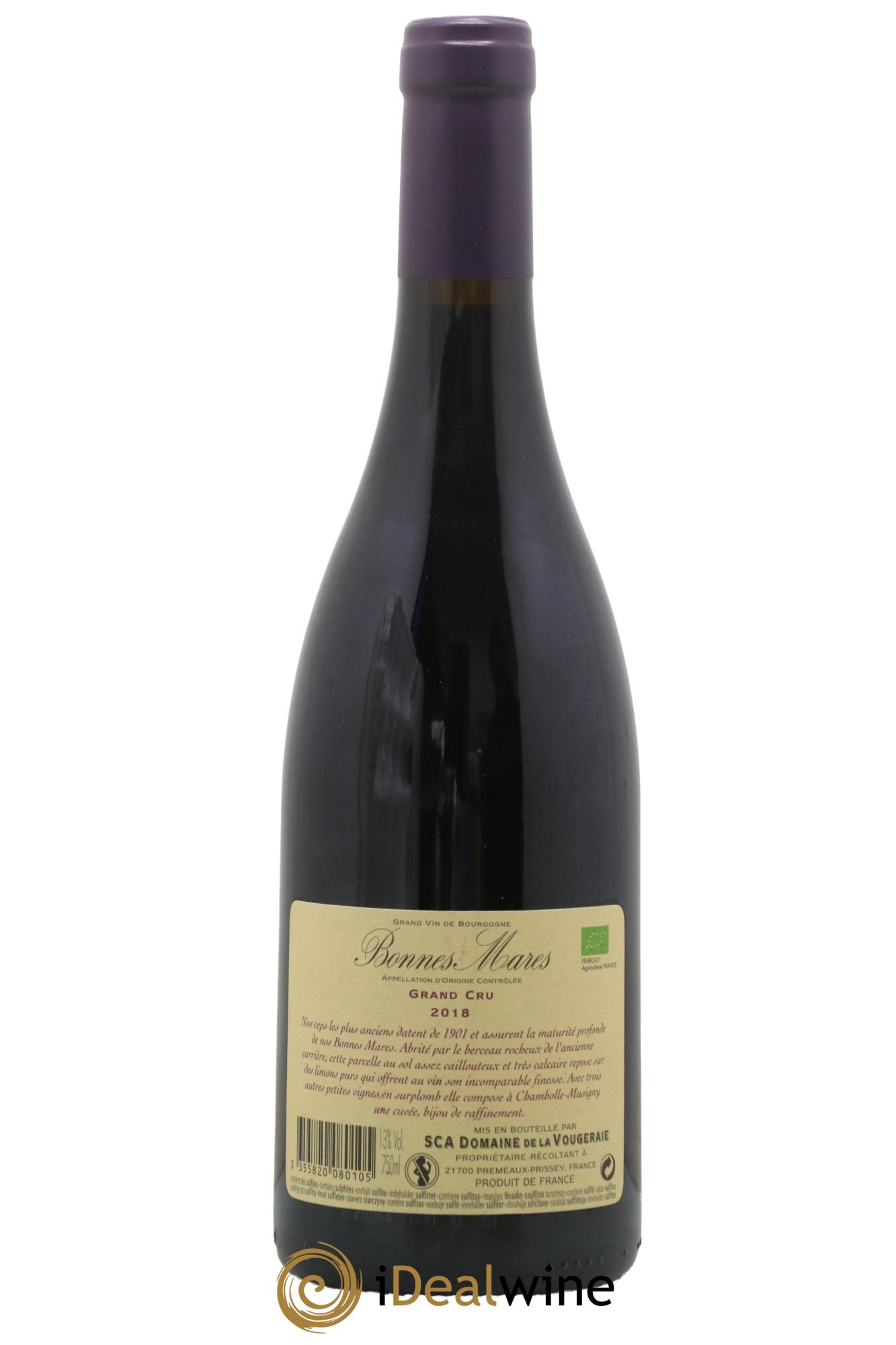 Bonnes-Mares Grand Cru La Vougeraie 2018 - Lotto di 1 bottiglia - 1