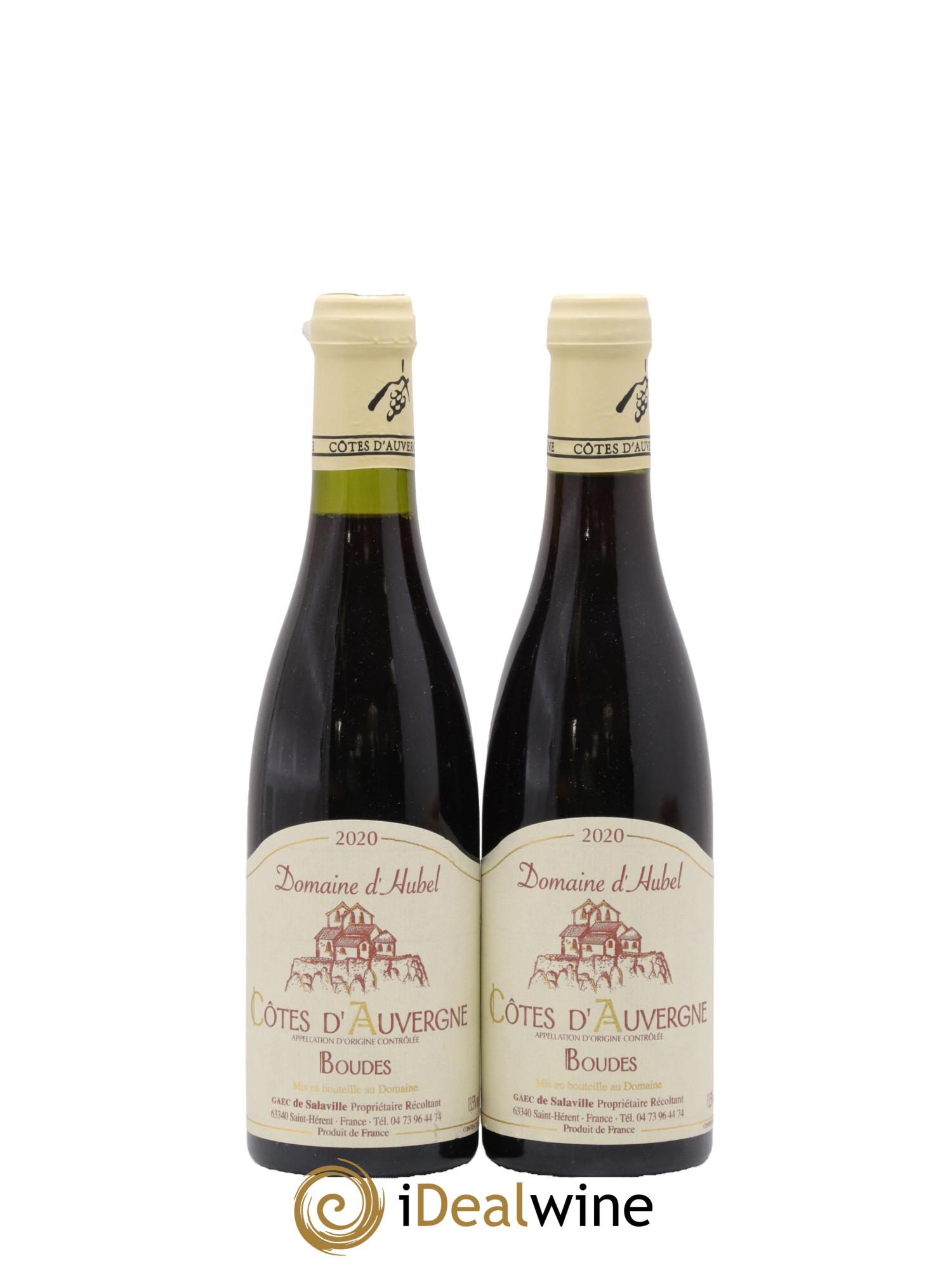 Côtes d'Auvergne Domaine D'Hubel 2020 - Lot de 2 demi bouteilles - 0
