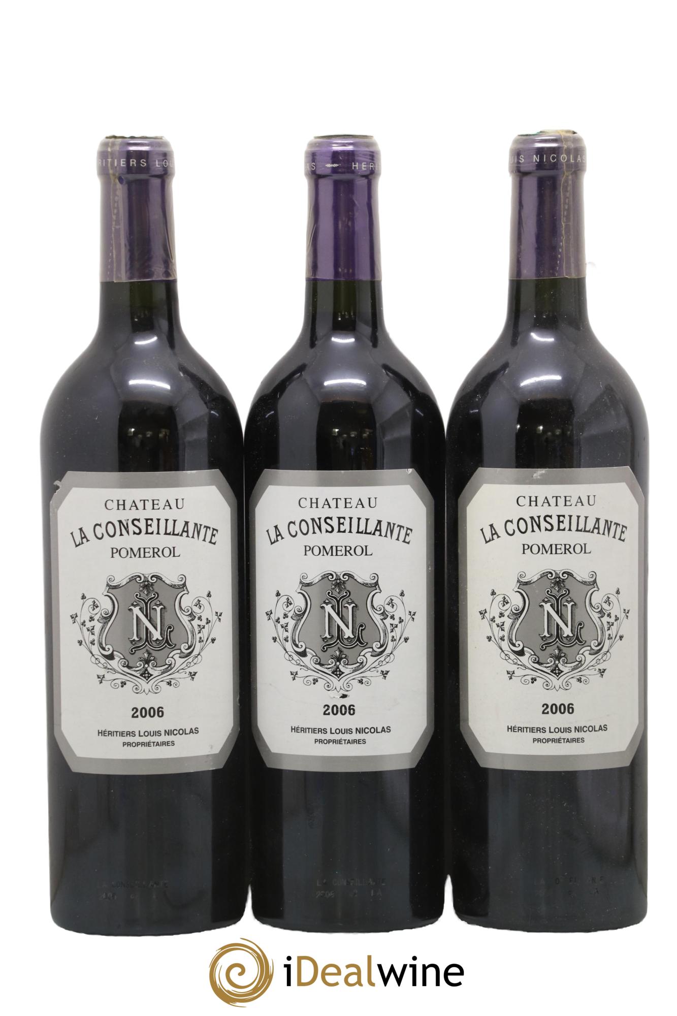 Château la Conseillante 2006 - Posten von 3 Flaschen - 0