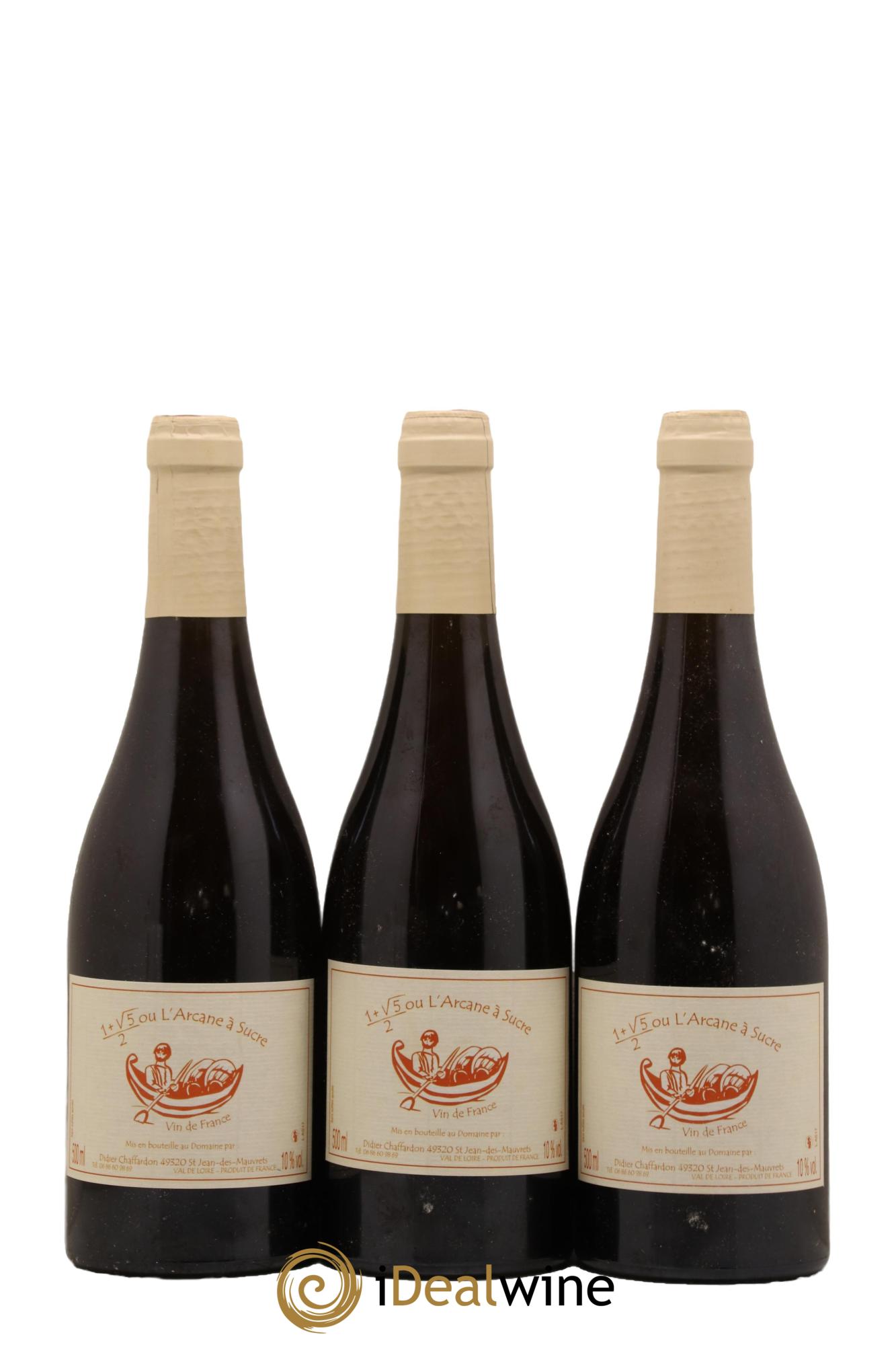 Vin de France L Arcane a Sucre Domaine Didier Chaffardon 2017 - Lot de 3 format 50cls - 0