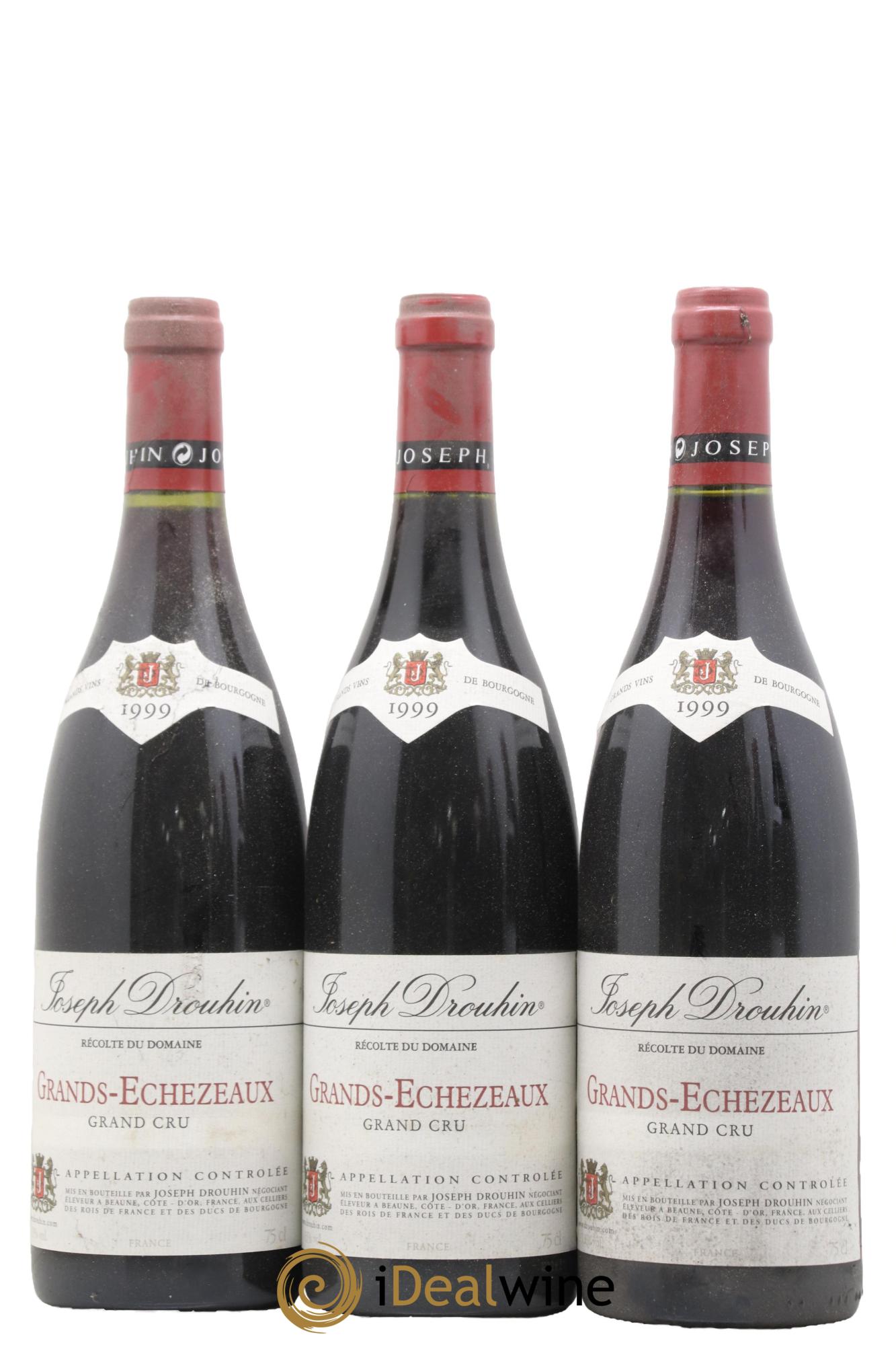 Grands-Echezeaux Grand Cru Joseph Drouhin 1999 - Lot of 3 bottles - 0