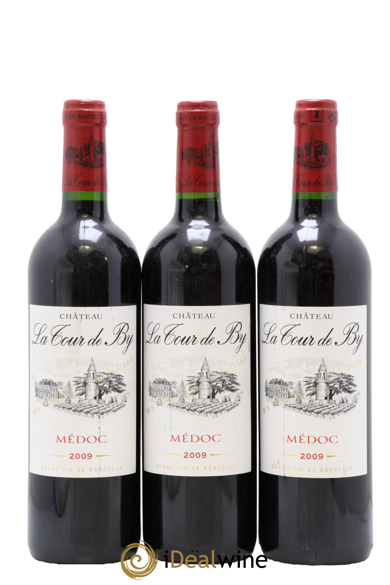 Château La Tour de By Cru Bourgeois 2009 - Lot of 3 bottles - 0