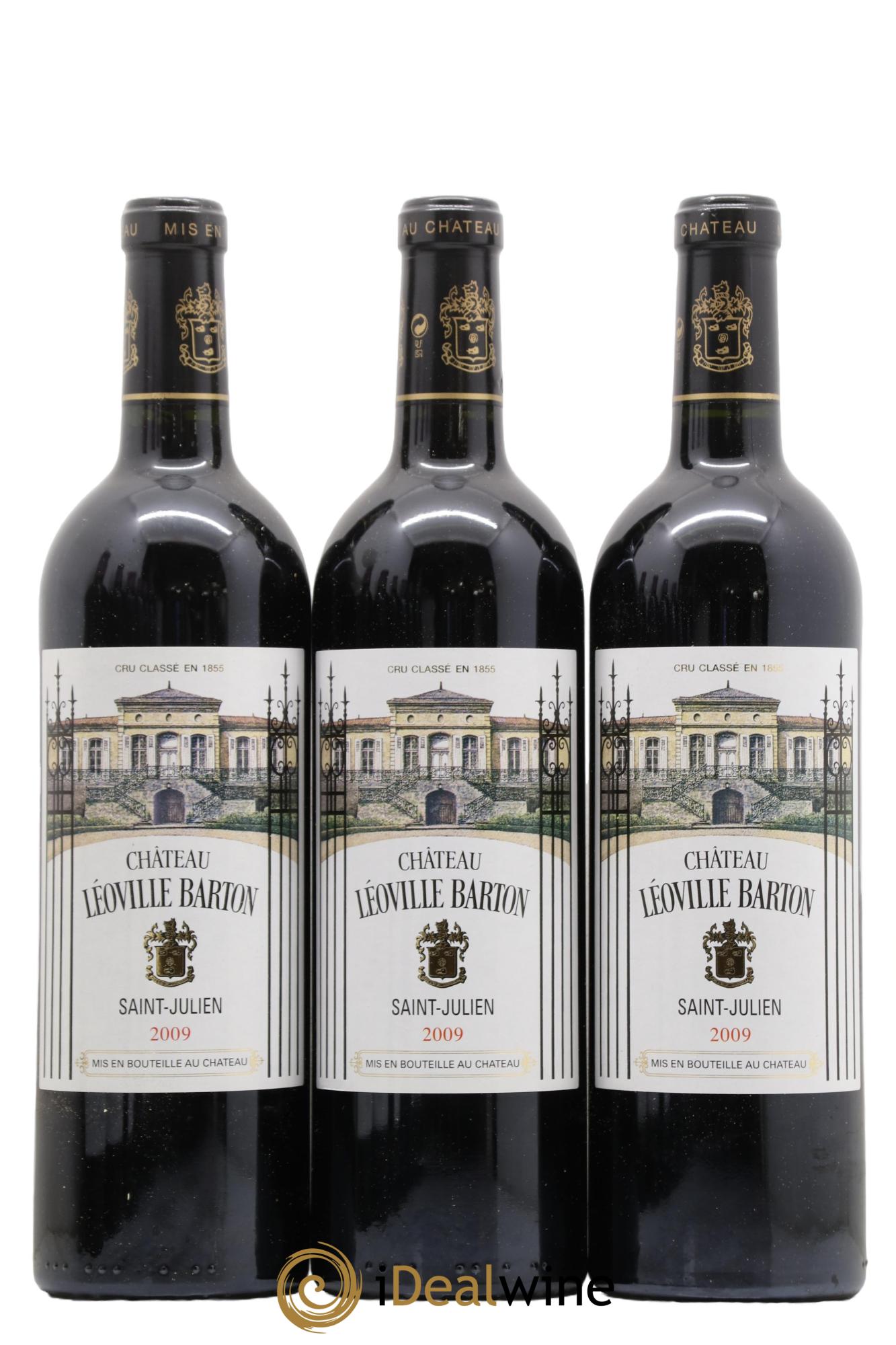 Château Léoville Barton 2ème Grand Cru Classé 2009 - Lot de 3 bouteilles - 0