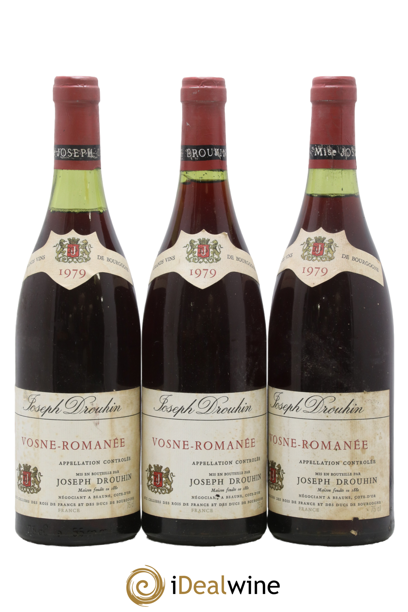 Vosne-Romanée Joseph Drouhin 1979 - Lot de 3 bouteilles - 0