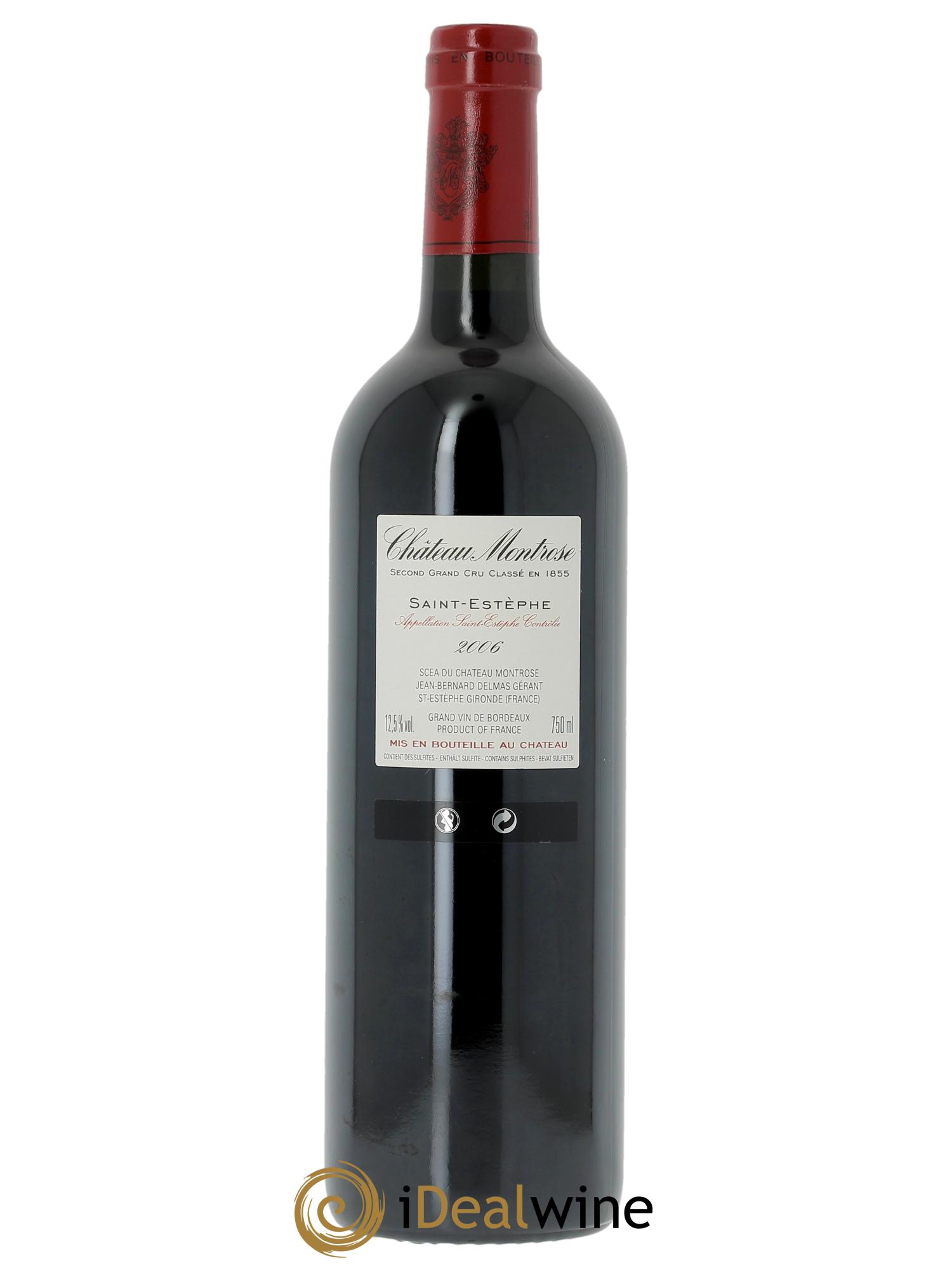 Château Montrose 2ème Grand Cru Classé  2006 - Lot de 1 bouteille - 1