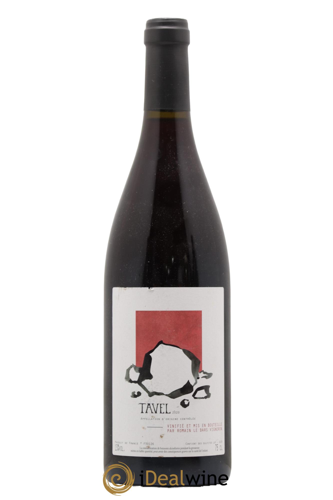 Tavel Romain Le Bars 2020 - Lot de 1 bouteille - 0