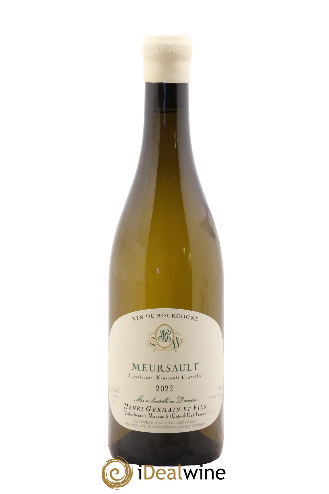 Meursault Henri Germain 2022 - Lot de 1 bouteille - 0