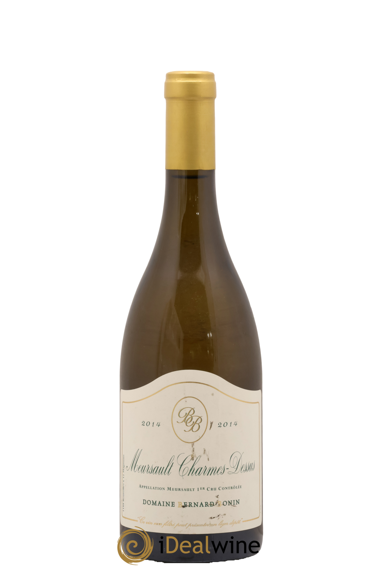 Meursault 1er Cru Les Charmes Dessus Bernard Bonin 2014 - Lot de 1 bouteille - 0