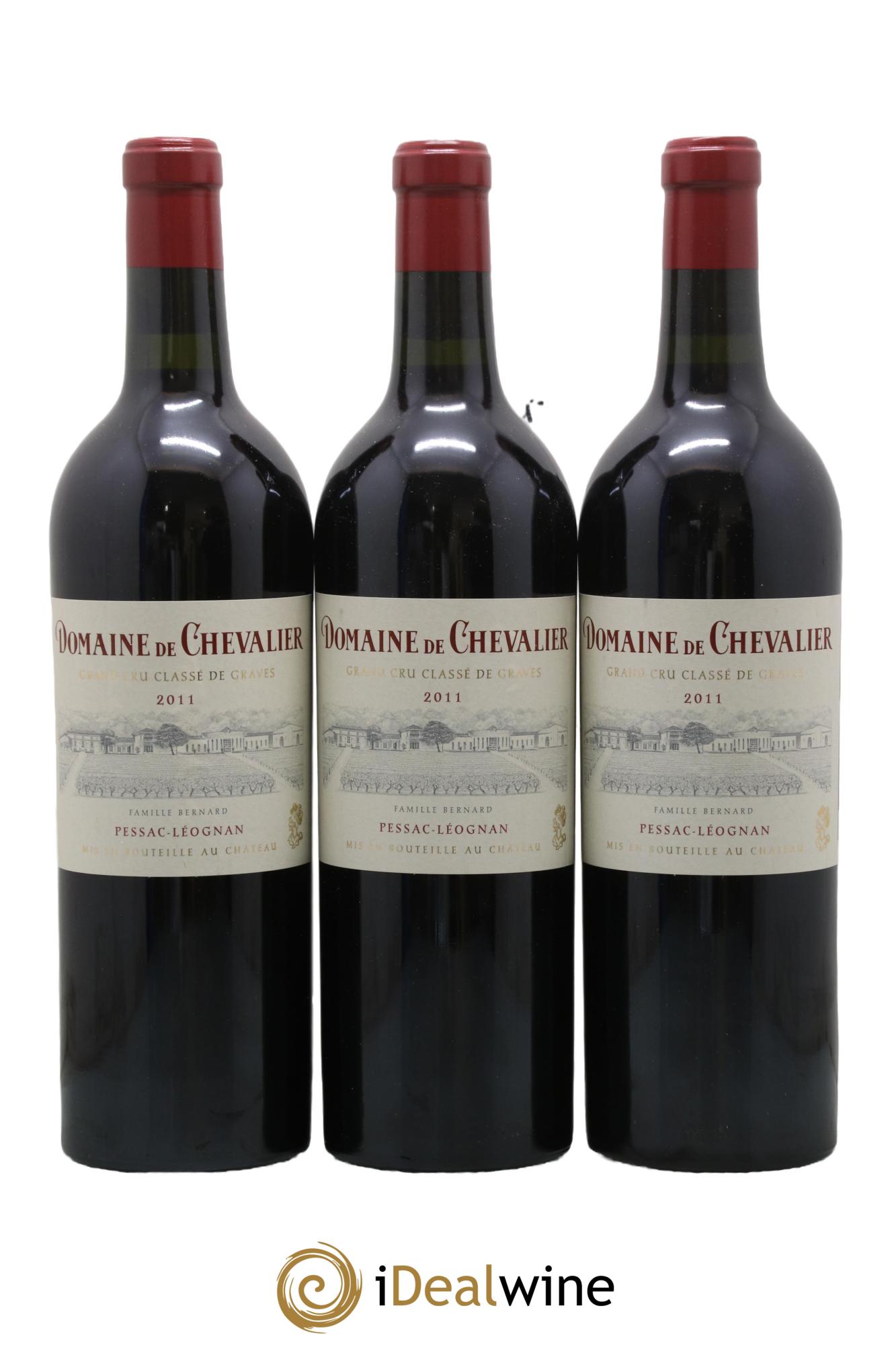 Domaine de Chevalier Cru Classé de Graves 2011 - Lot of 3 bottles - 0