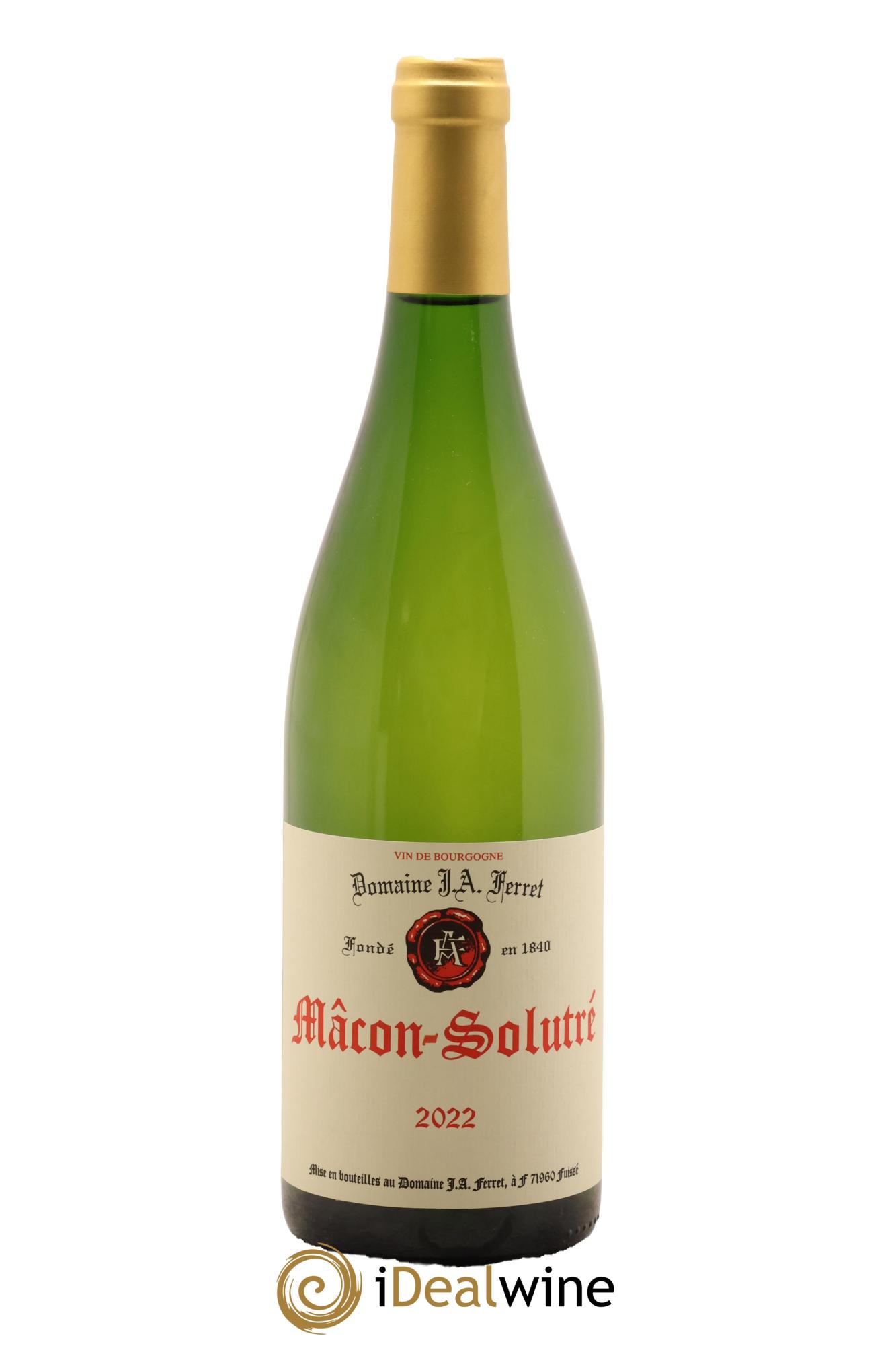Mâcon-Solutré J.A. Ferret (Domaine) 2022 - Lot de 1 bouteille - 0