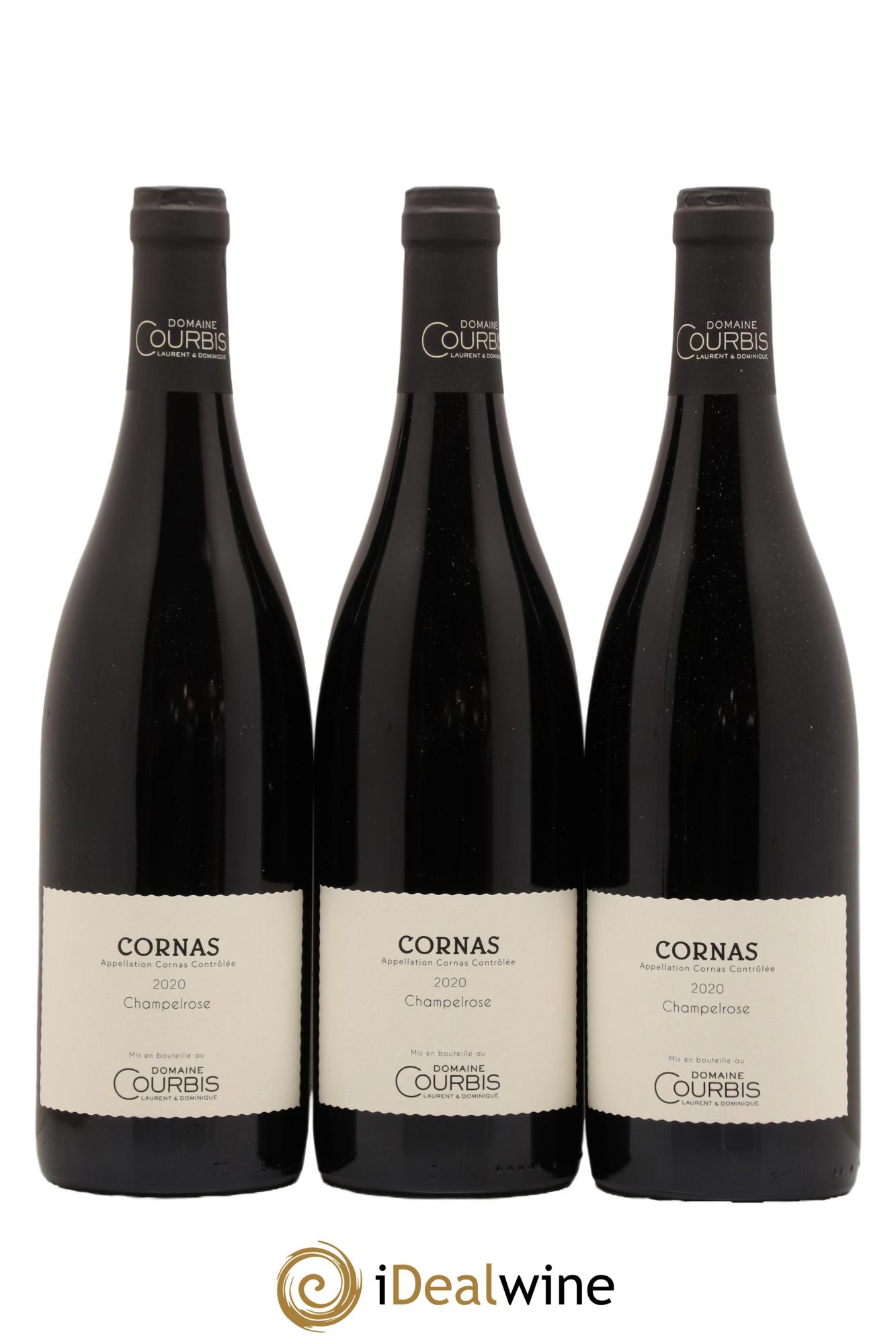 Cornas Champelrose Domaine Courbis 2020 - Posten von 3 Flaschen - 0
