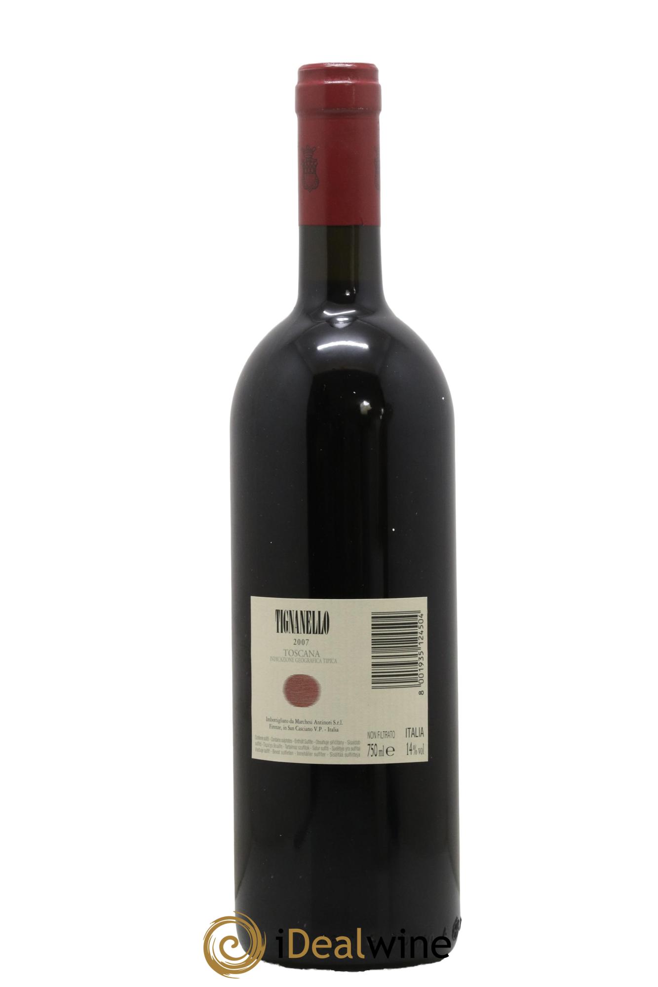 Toscana IGT Tignanello Tenuta Tignanello - Marchesi Antinori 2007 - Lotto di 1 bottiglia - 1