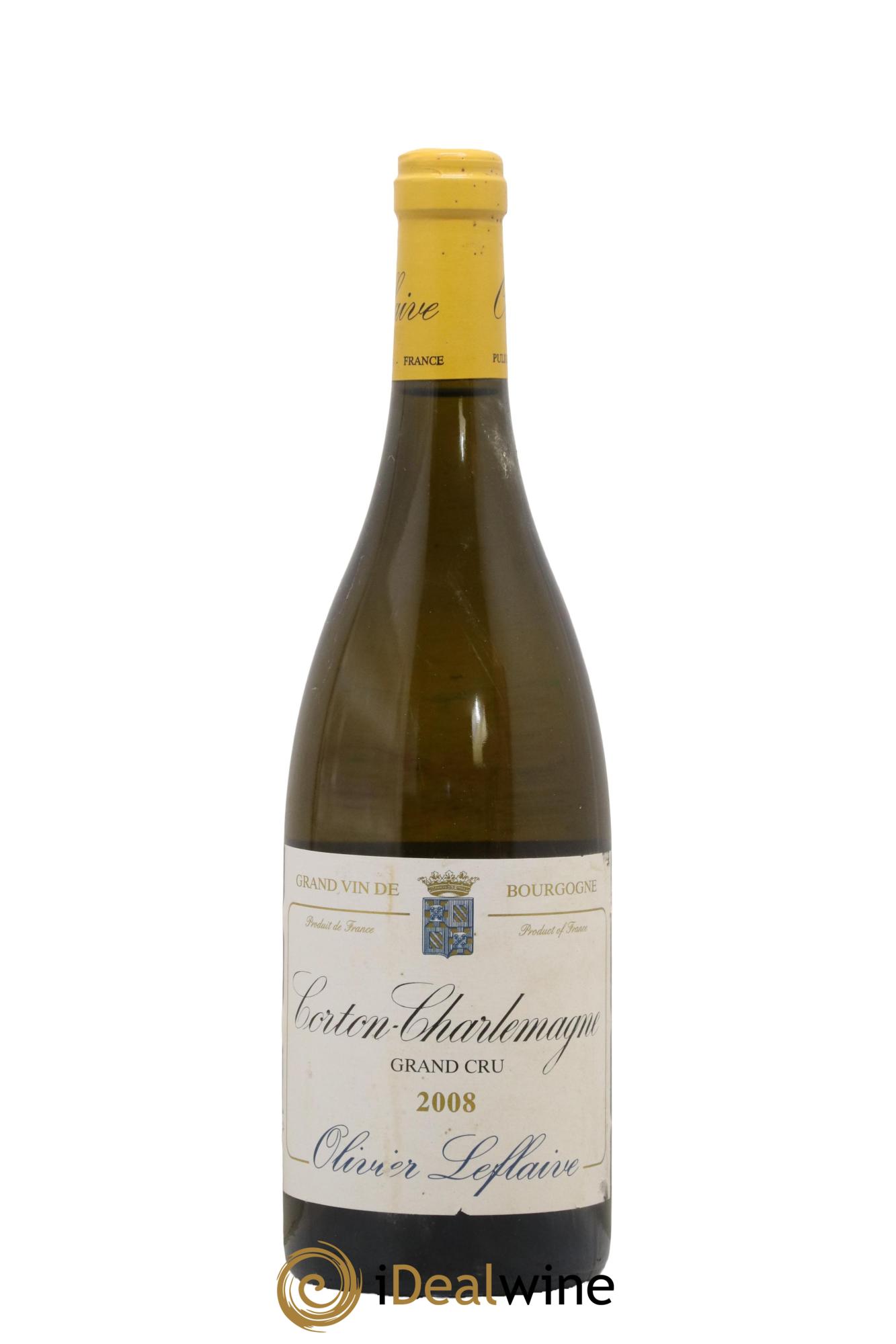 Corton-Charlemagne Grand Cru Olivier Leflaive 2008 - Lot de 1 bouteille - 0