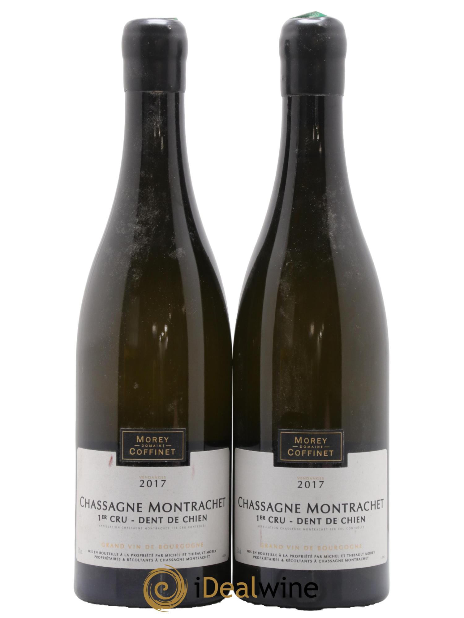 Chassagne-Montrachet 1er Cru Dent de Chien Morey-Coffinet (Domaine) 2017 - Lot de 2 bouteilles - 0