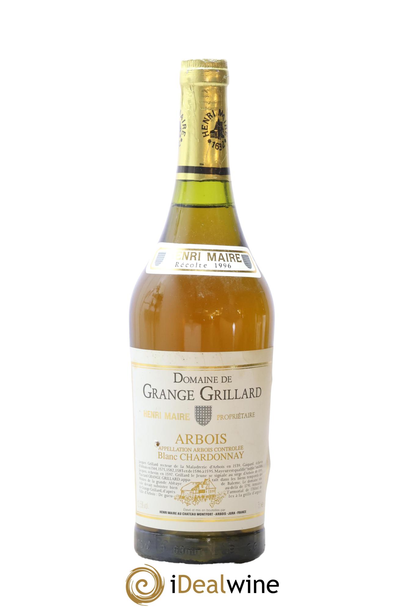 Arbois Chardonnay Grange Grillard Henri Maire 1996 - Posten von 1 Flasche - 0