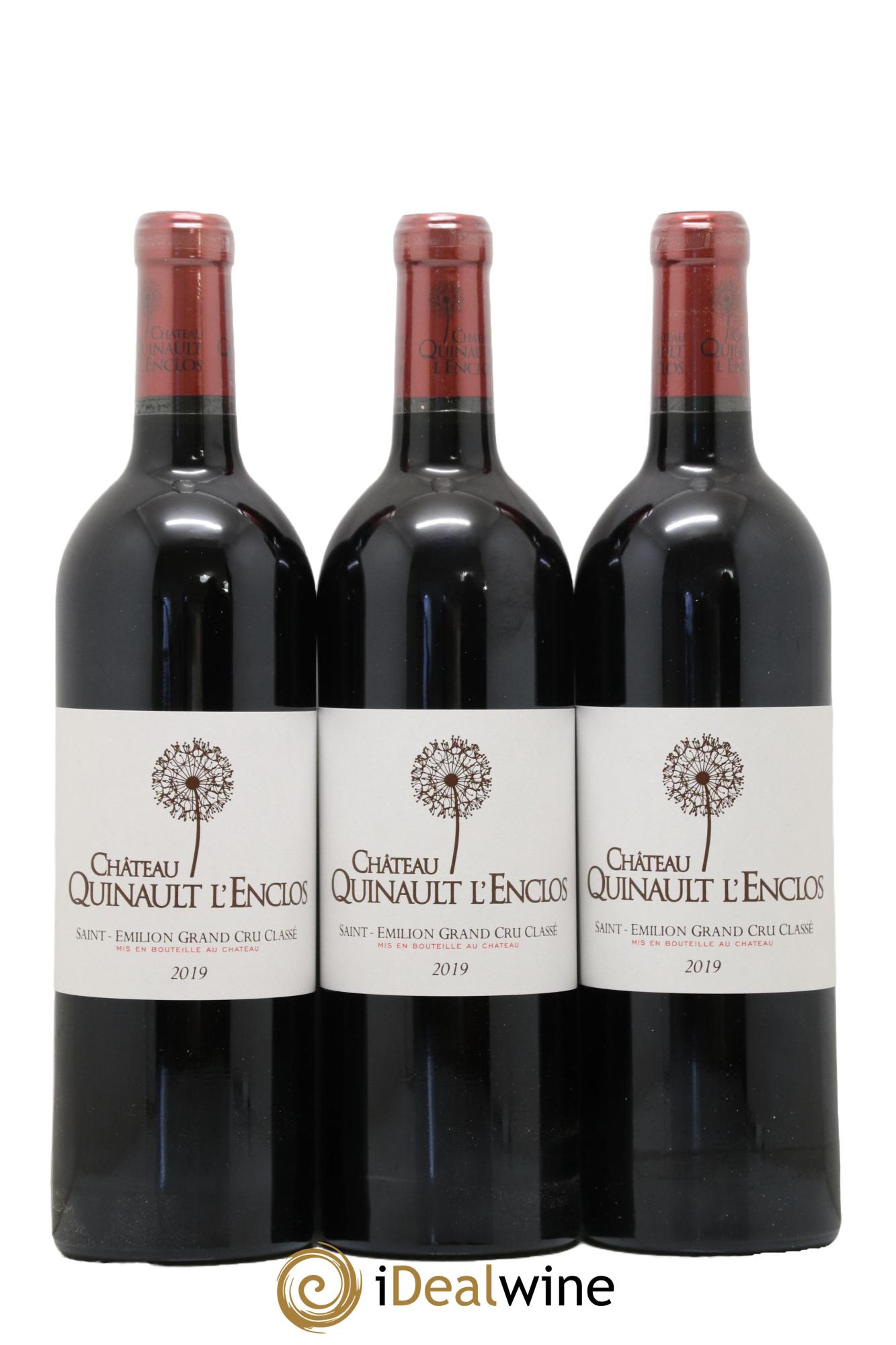 Château Quinault L'Enclos 2019 - Lot de 3 bouteilles - 0