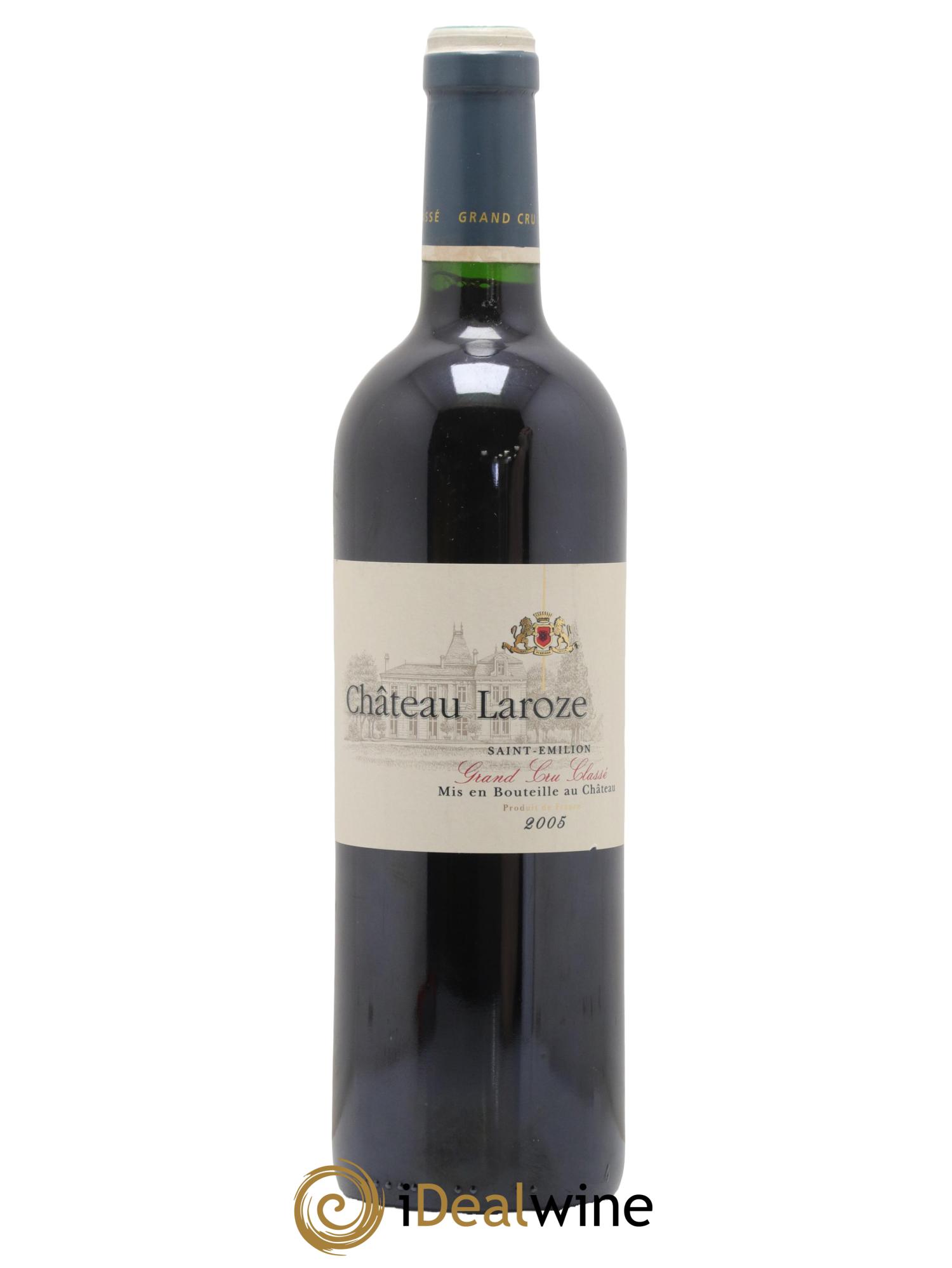Château Laroze Grand Cru Classé 2005 - Lot de 1 bouteille - 0