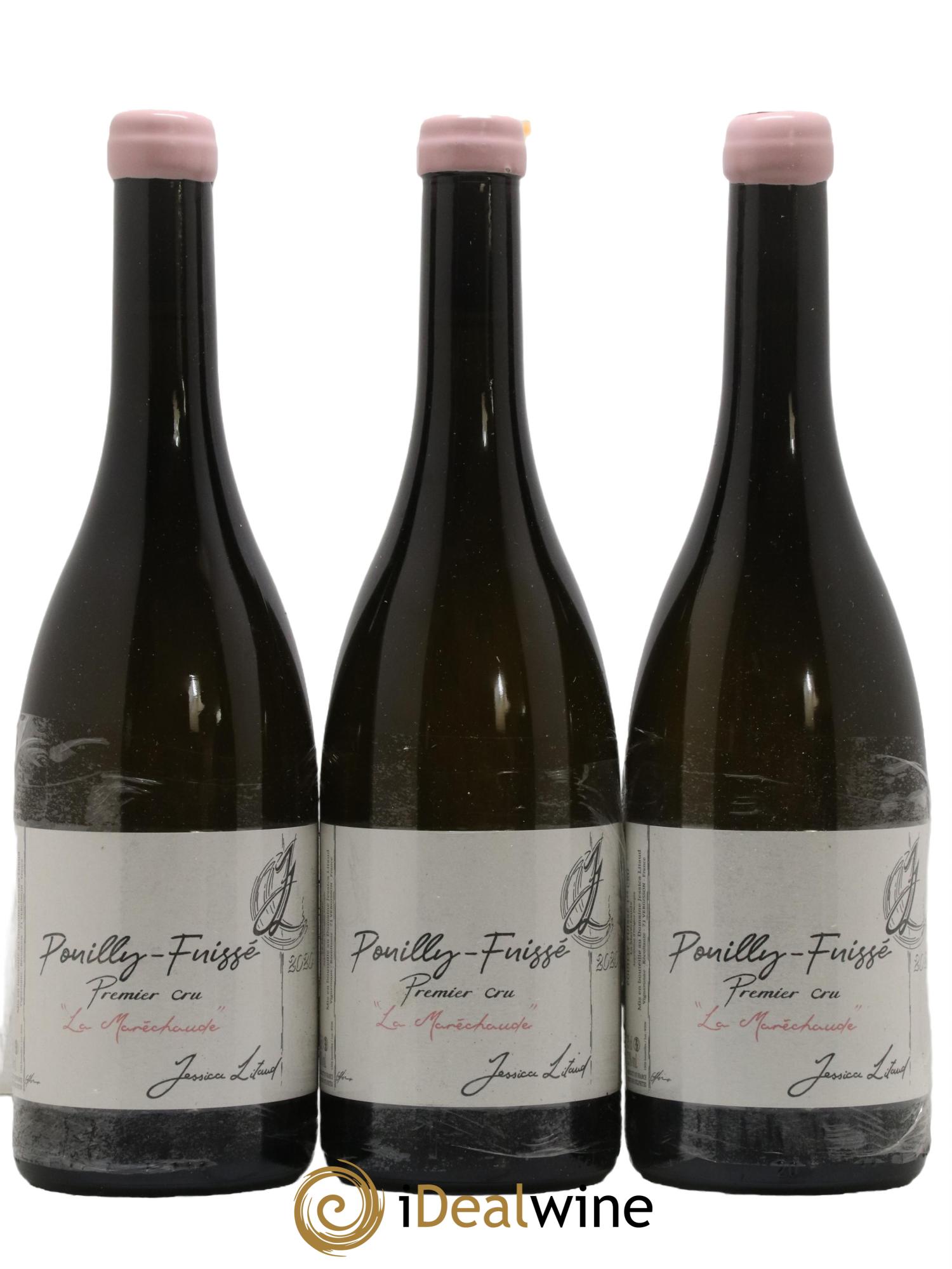 Pouilly-Fuissé Premier Cru La Marechaude Domaine Jessica Litaud 2020 - Posten von 3 Flaschen - 0
