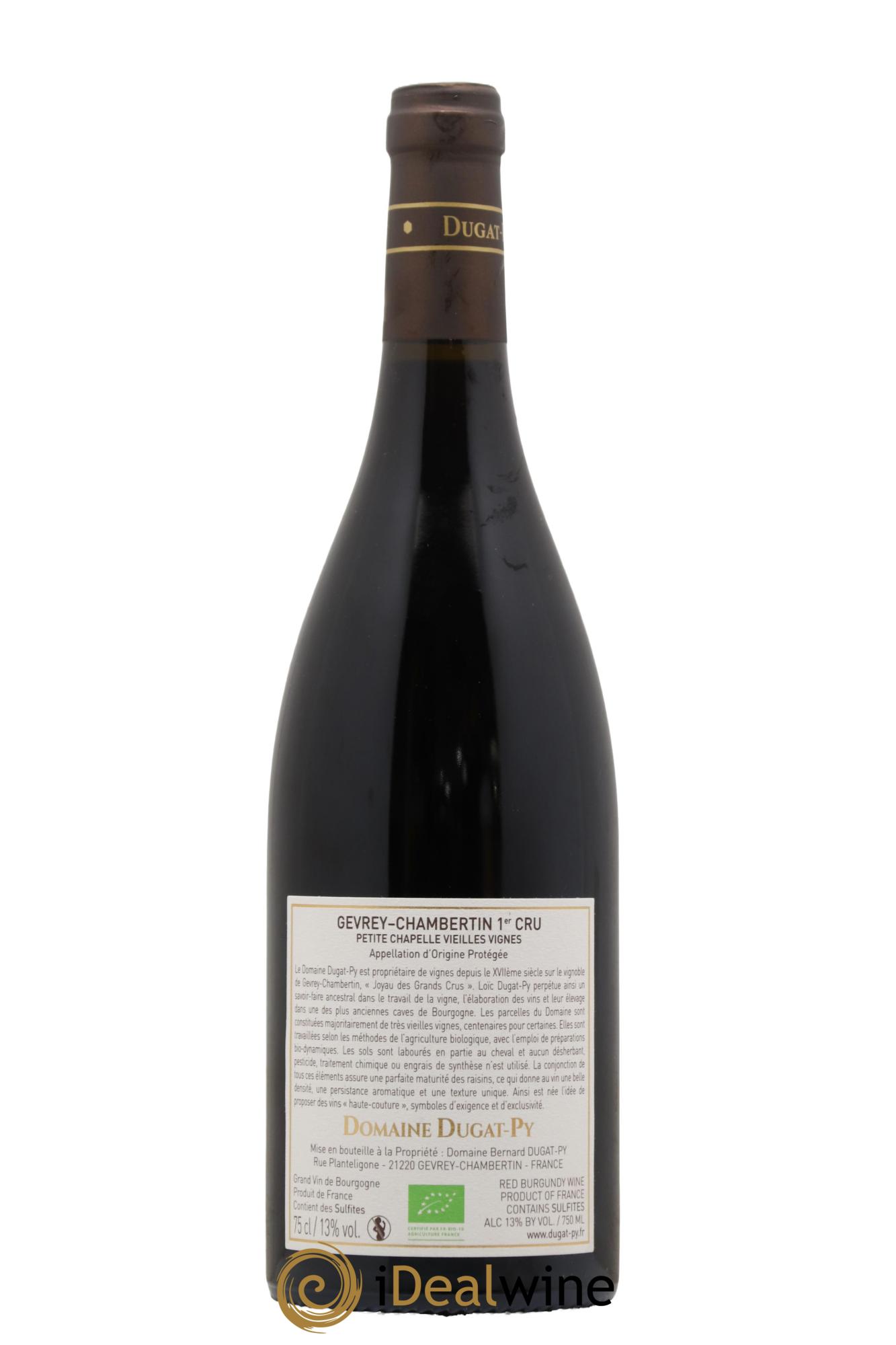 Gevrey-Chambertin 1er Cru Petite Chapelle Vieilles Vignes Dugat-Py 2021 - Lotto di 1 bottiglia - 1