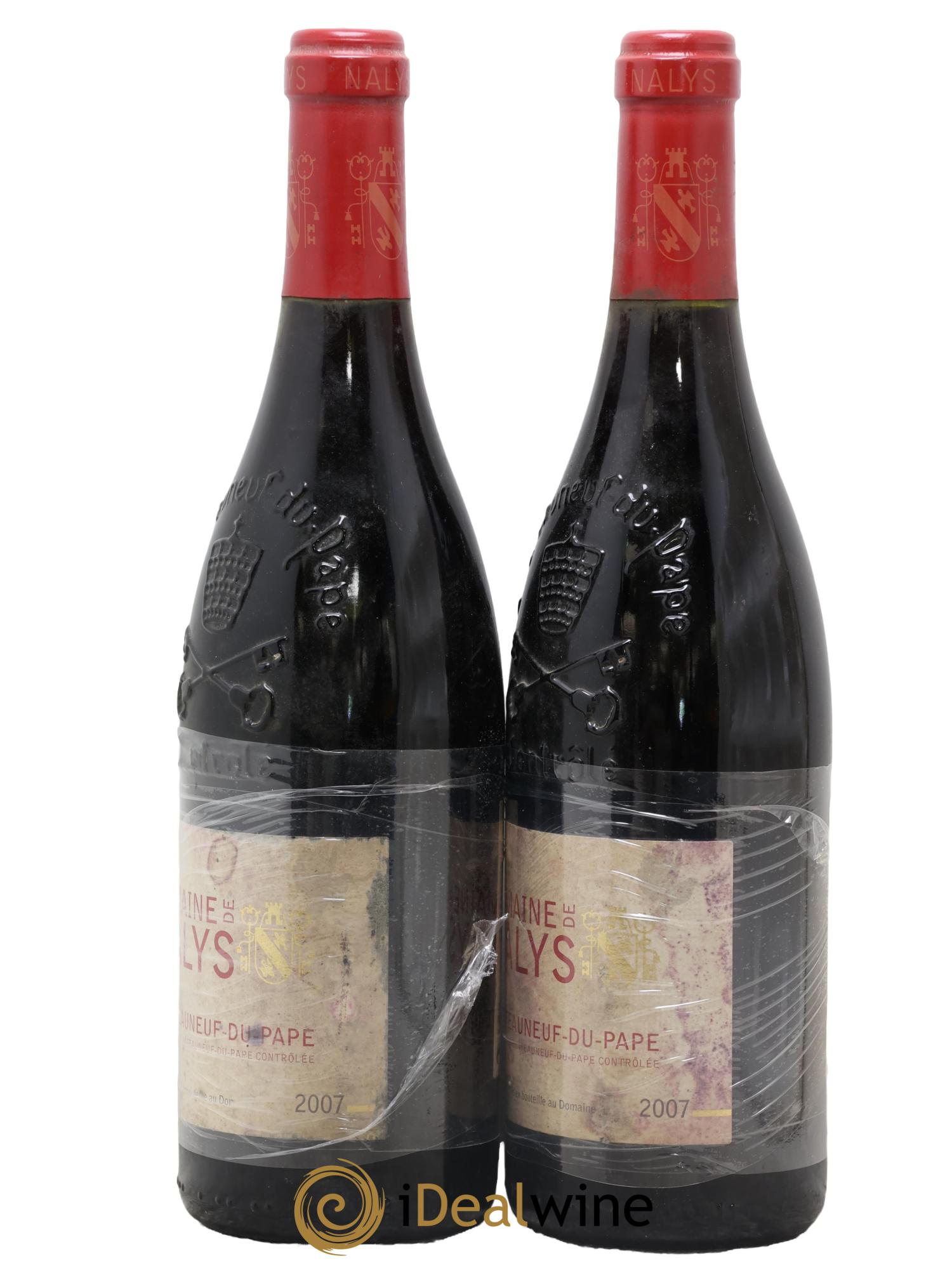 Châteauneuf-du-Pape Château de Nalys 2007 - Posten von 2 Flaschen - 1