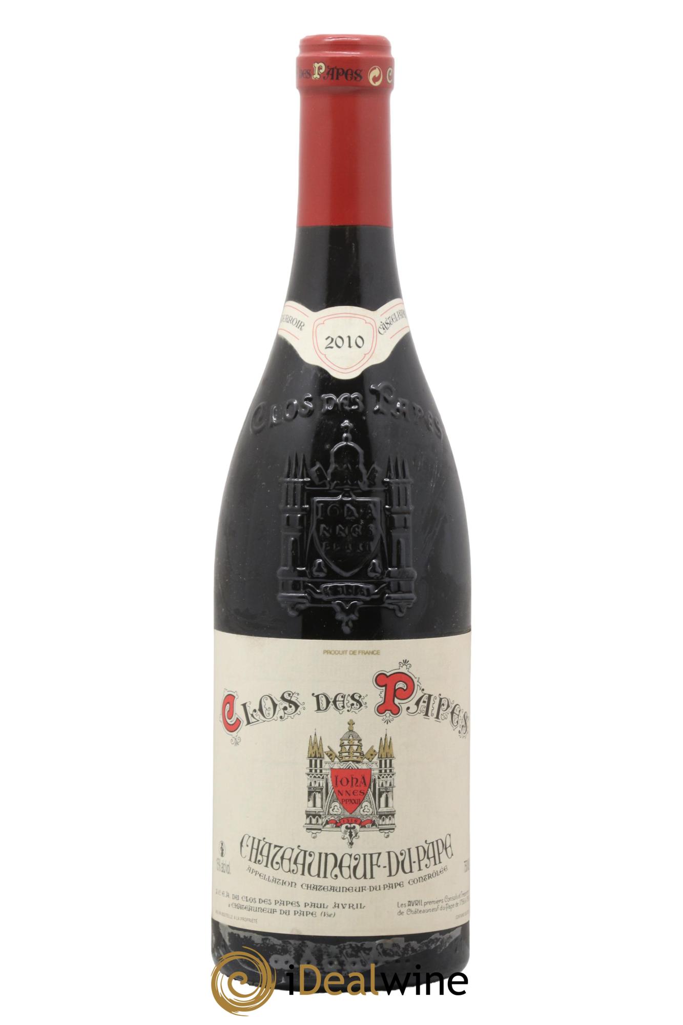 Châteauneuf-du-Pape Clos des Papes - Paul Avril 2010 - Posten von 1 Flasche - 0
