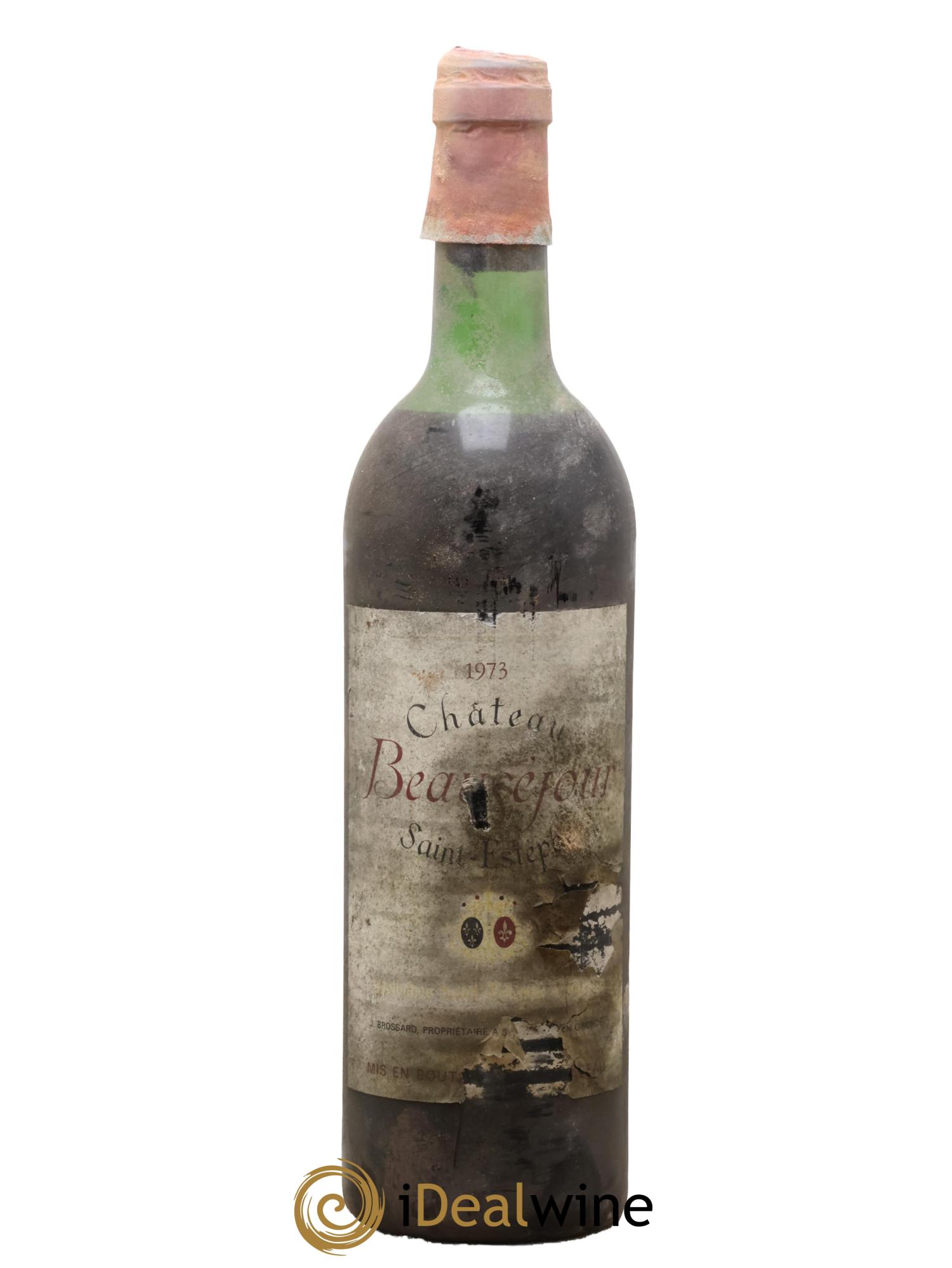 Château Saint-Estèphe Château beauséjour 1973 - Lotto di 1 bottiglia - 0