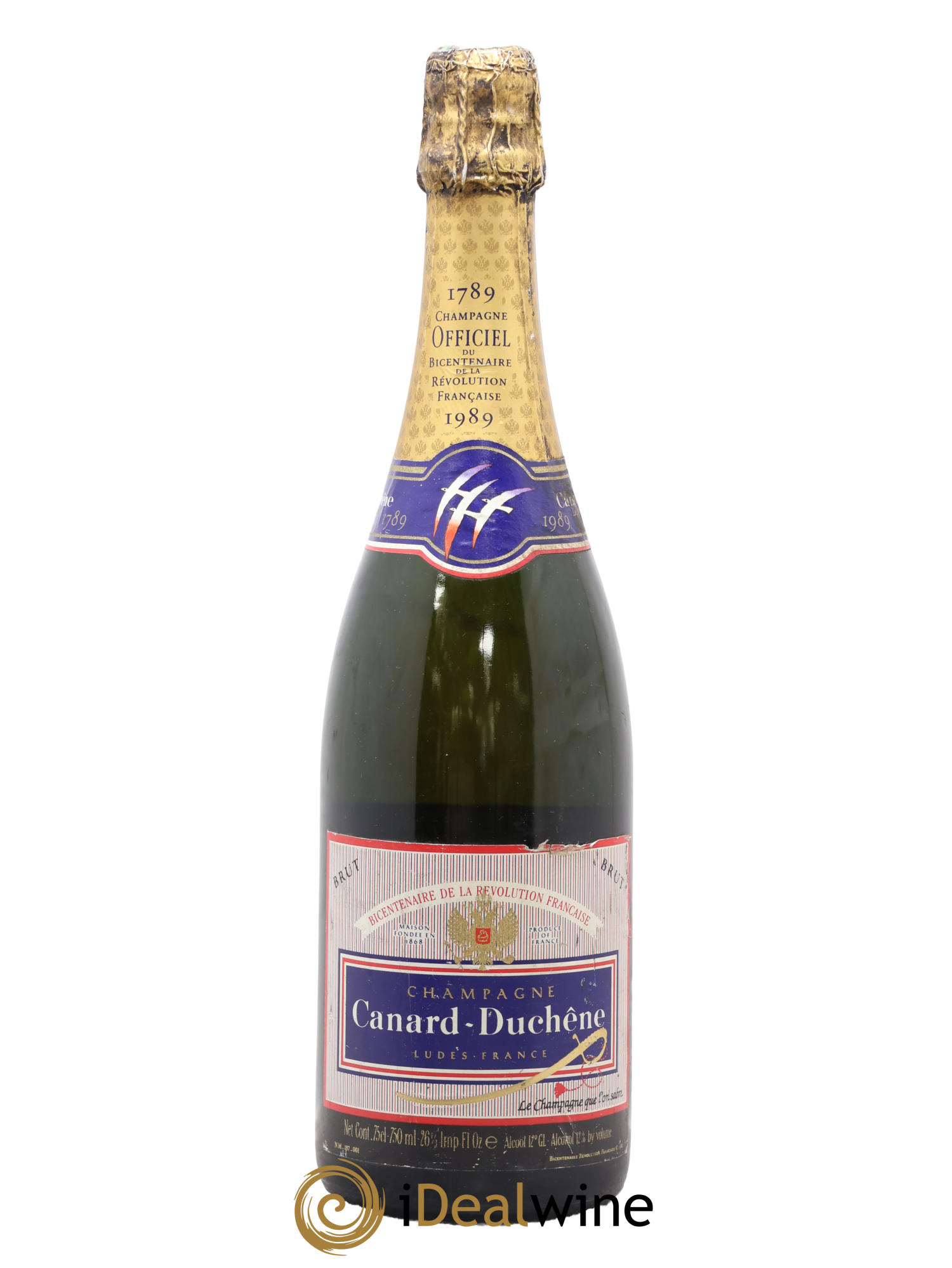 Brut Cuvée Spéciale du Bicentenaire de la Révolution Française Canard-Duchêne - Lot de 1 bouteille - 0